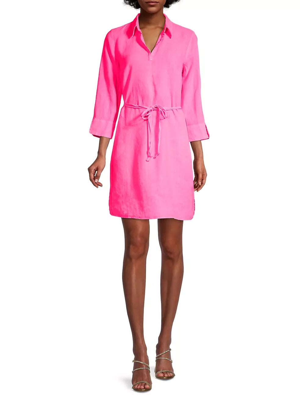 Lilly Pulitzer Pilar Linen Tunic Dress - /Pink