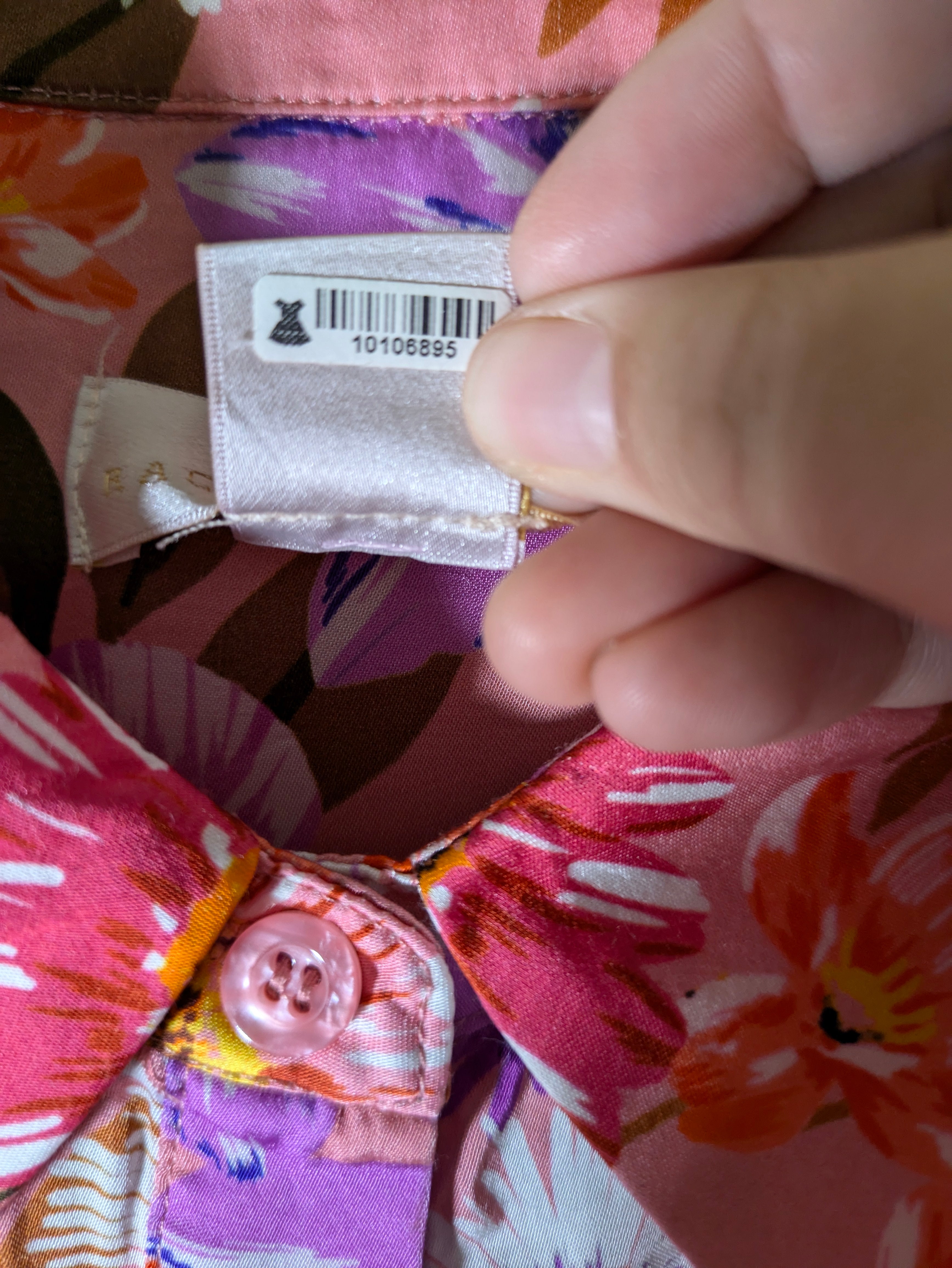 Rachel Parcell Fit & Flare Tiered Hem Shirt Dress - Floral - Pink Multi/Botanical - 10/