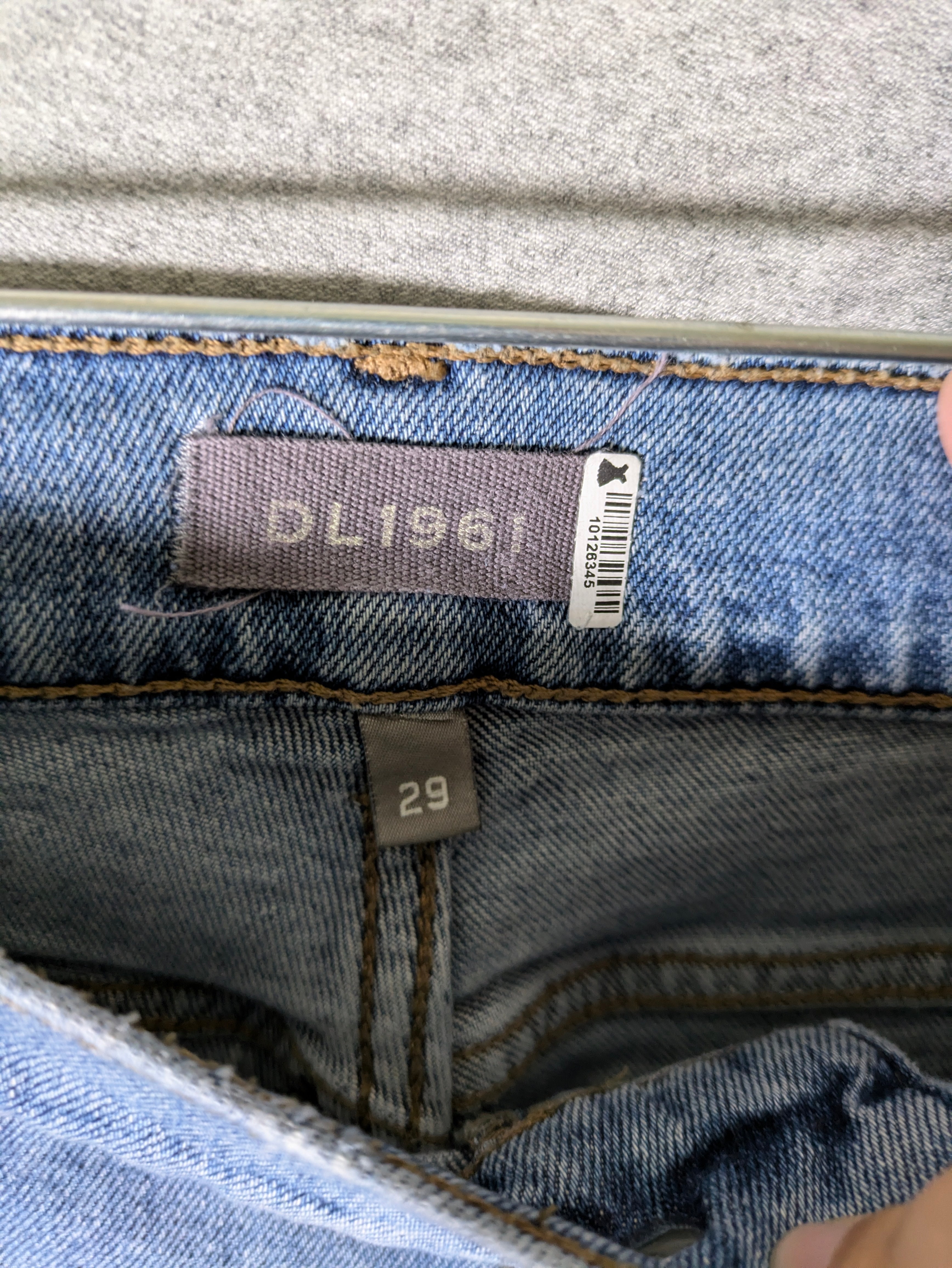 DL1961 Patti Straight Leg Cuffed Jeans - /Blue - 29/