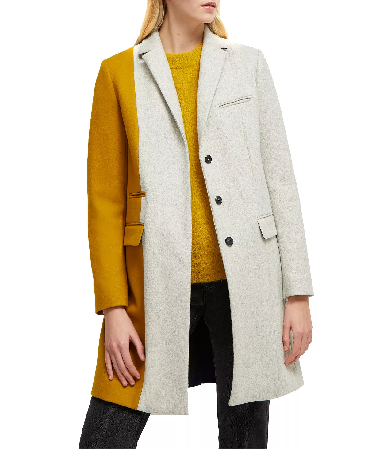 Carmelita Colorblocked Coat