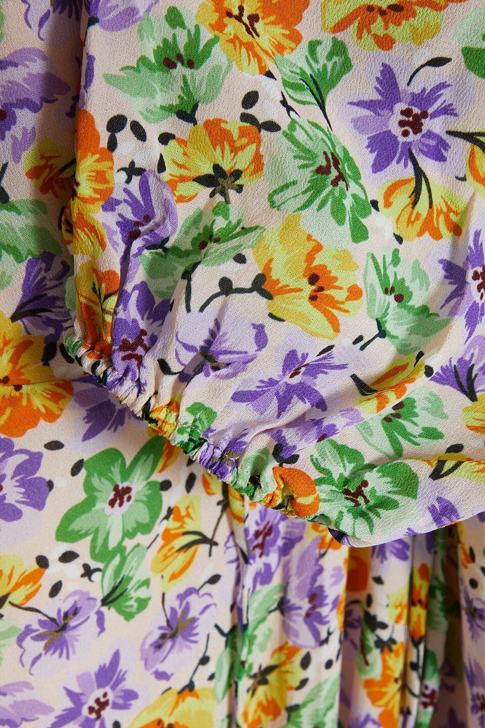 NICHOLAS Danielle Lace-Up Ruched Floral-Print Crepe Midi Dress Pink Us