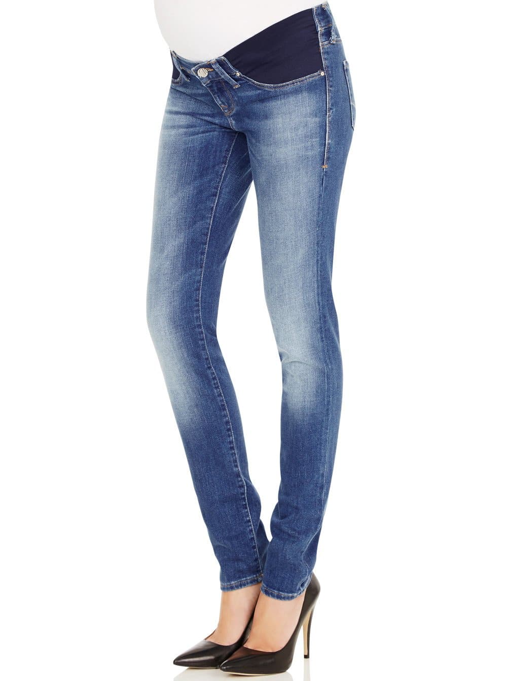 Mavi Vanessa Raw Hem Maternity Jeans - /Blue - 27M