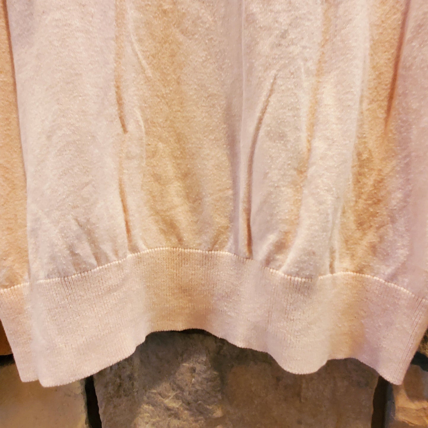 Scotch & Soda Cotton-Cashmere Loose Knit Sweater - /Pink - M