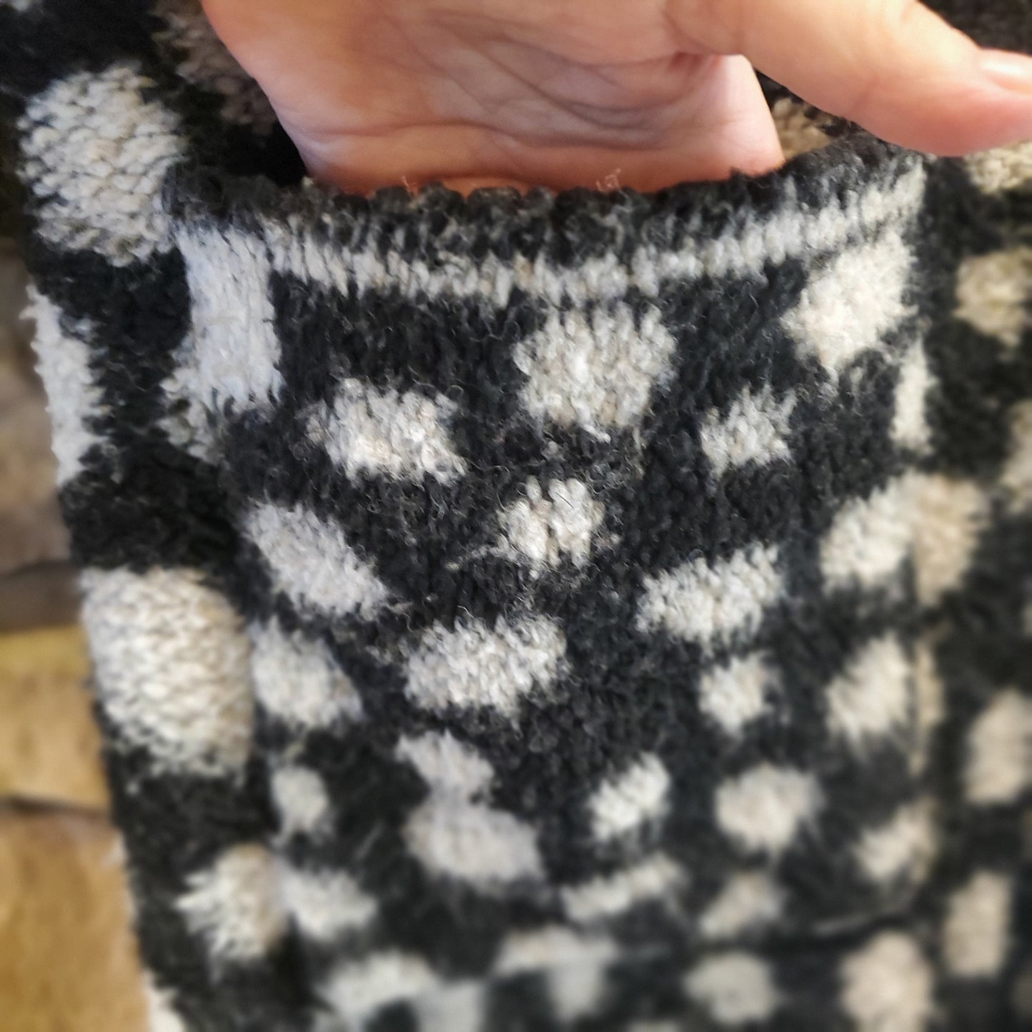 Hunter Bell Keller Open Front Cardigan - Dots - Black Multi/Mineral Dot - XS