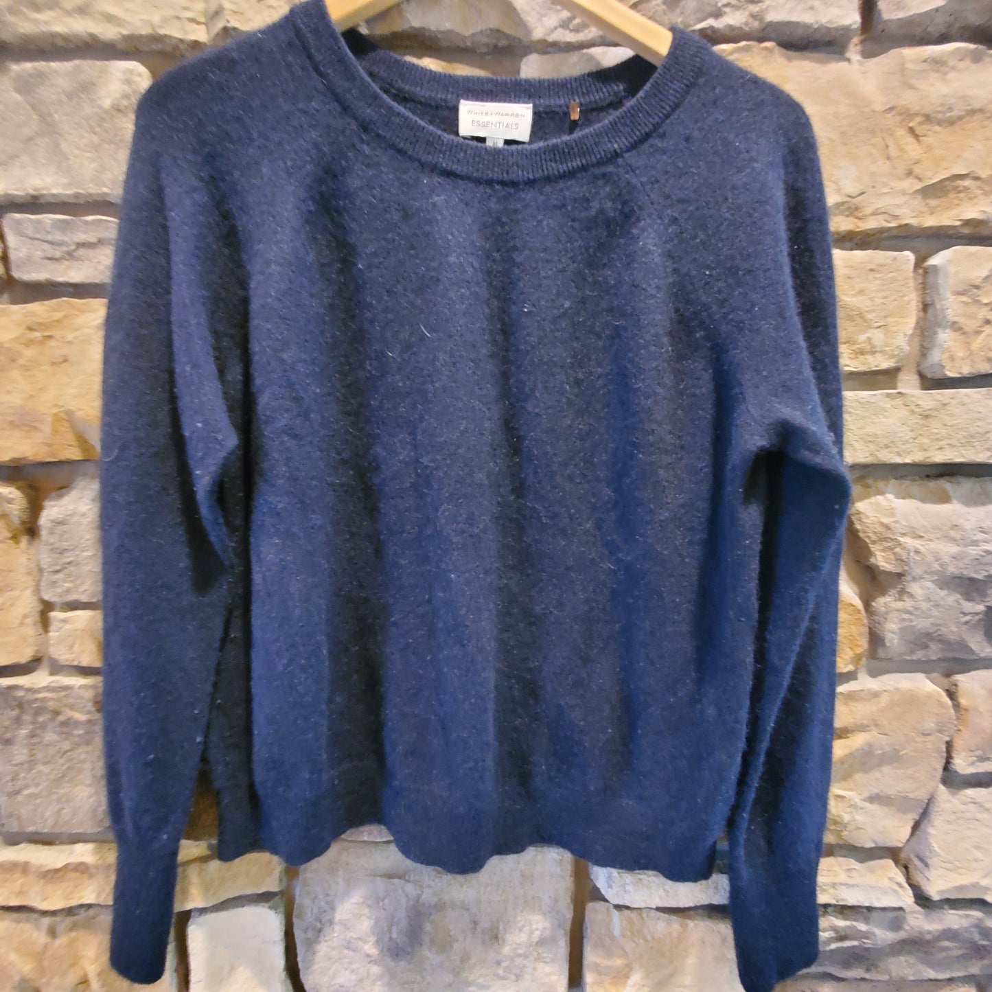 White + Warren Cashmere Sweatshirt - /Navy - M