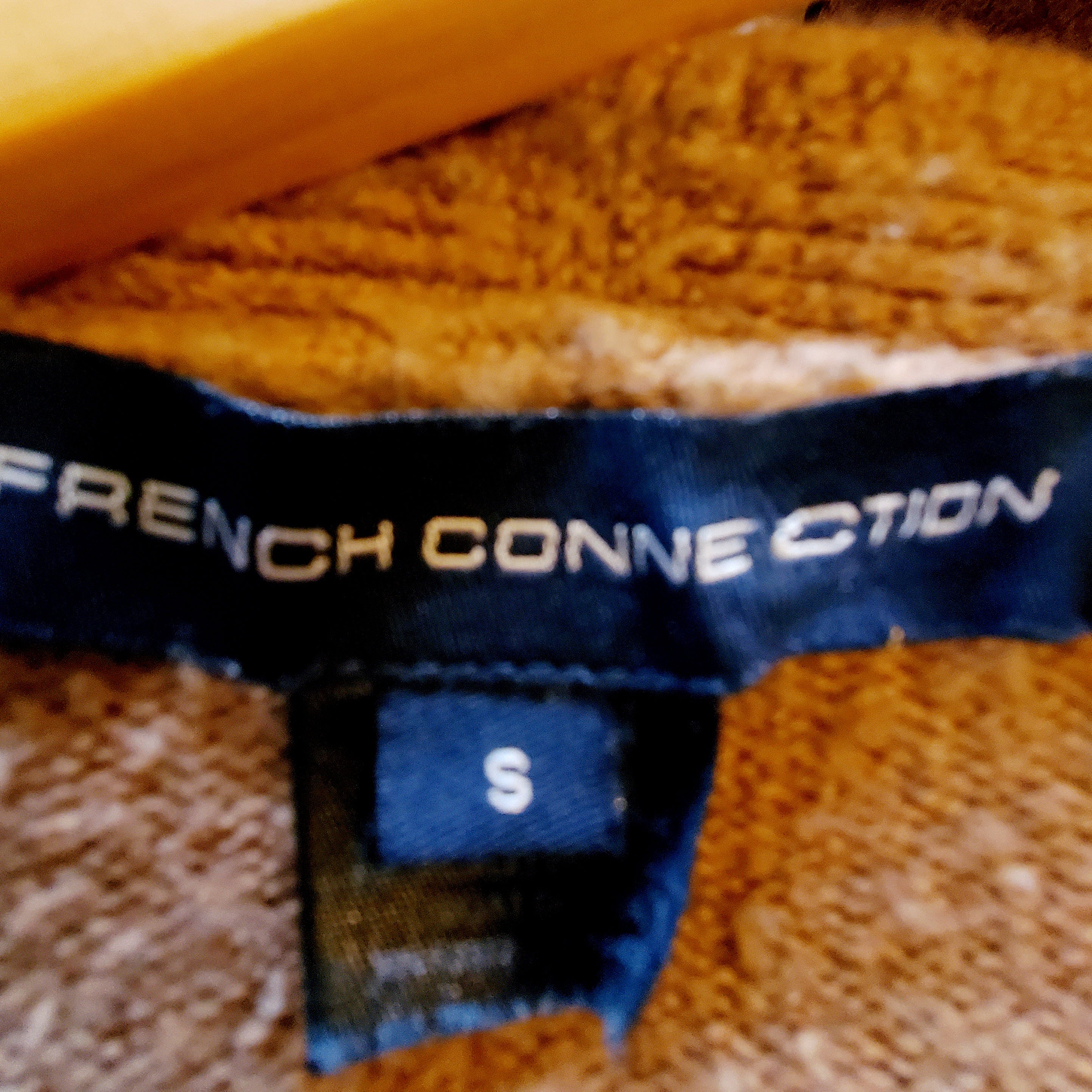 French Connection Textured Wool Blend Belted Cardigan - /Beige - S