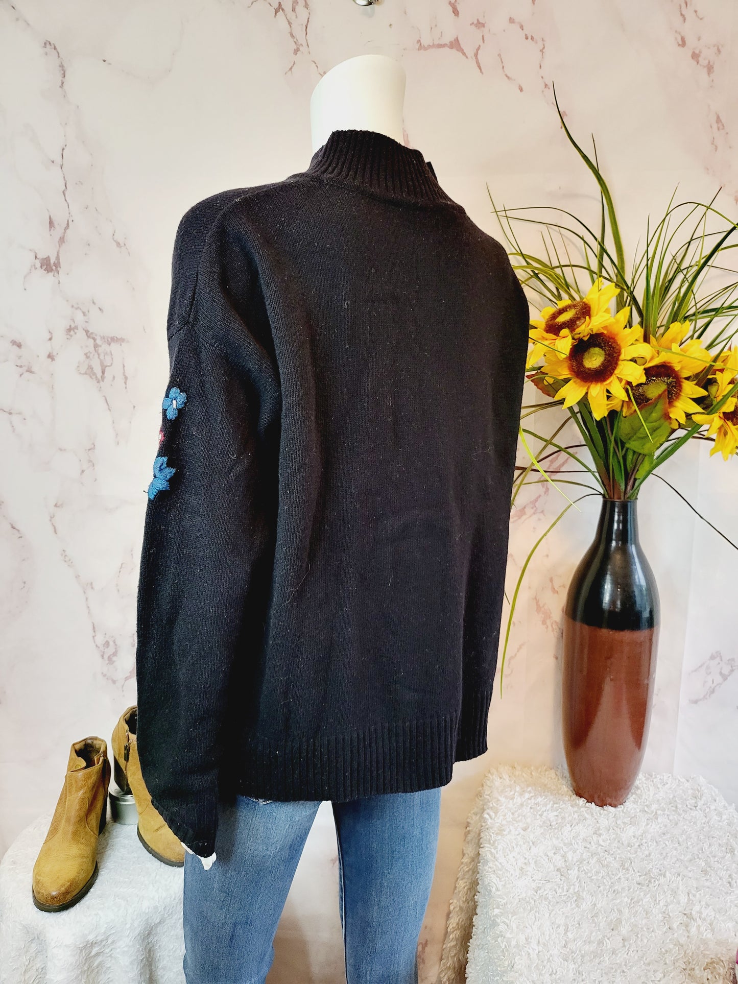 French Connection Sweaters French Connection Tilda Embroidered Knit Sweater