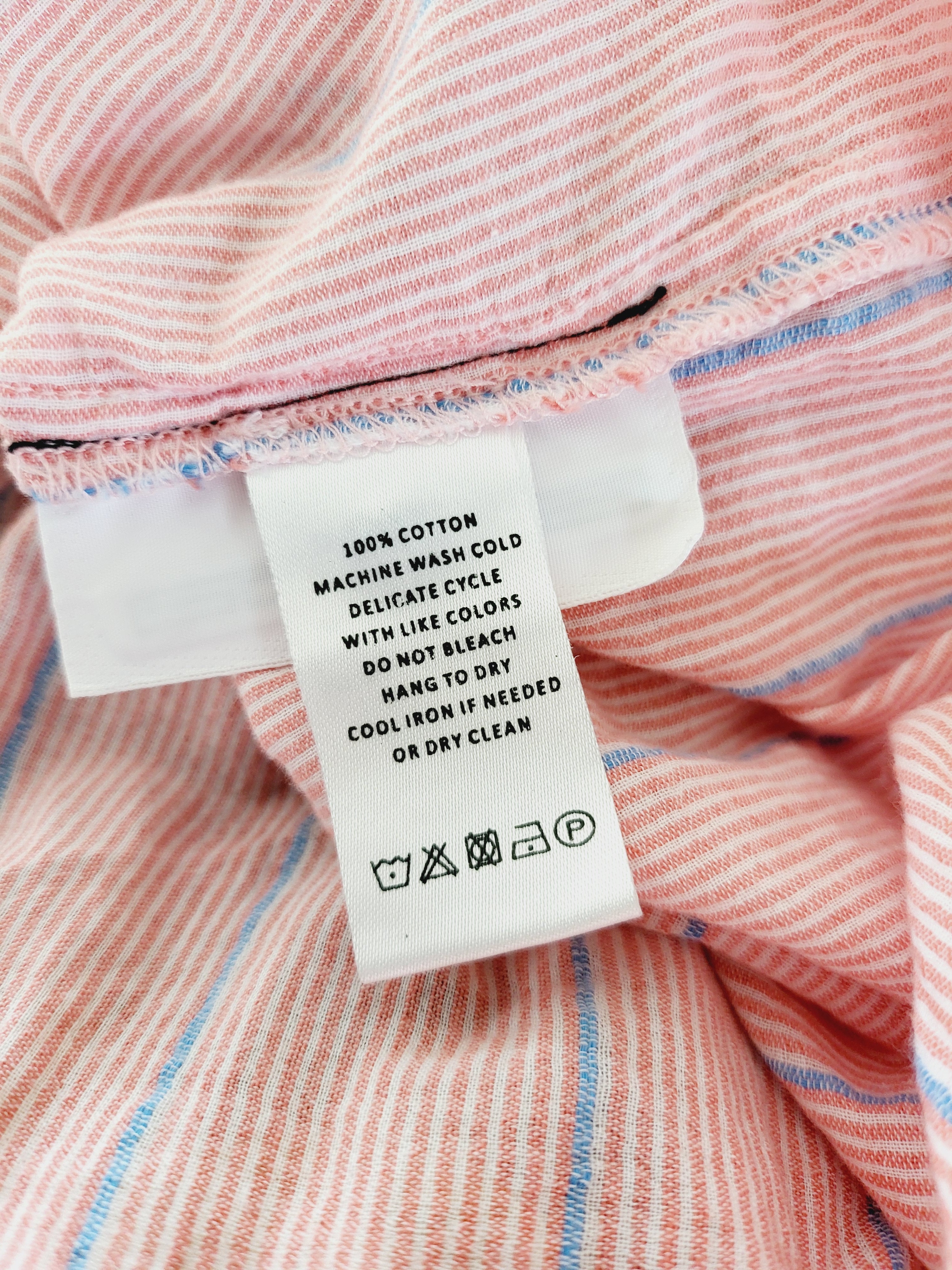 Lilla P Smocked Tank - Ginger Stripe Size - S