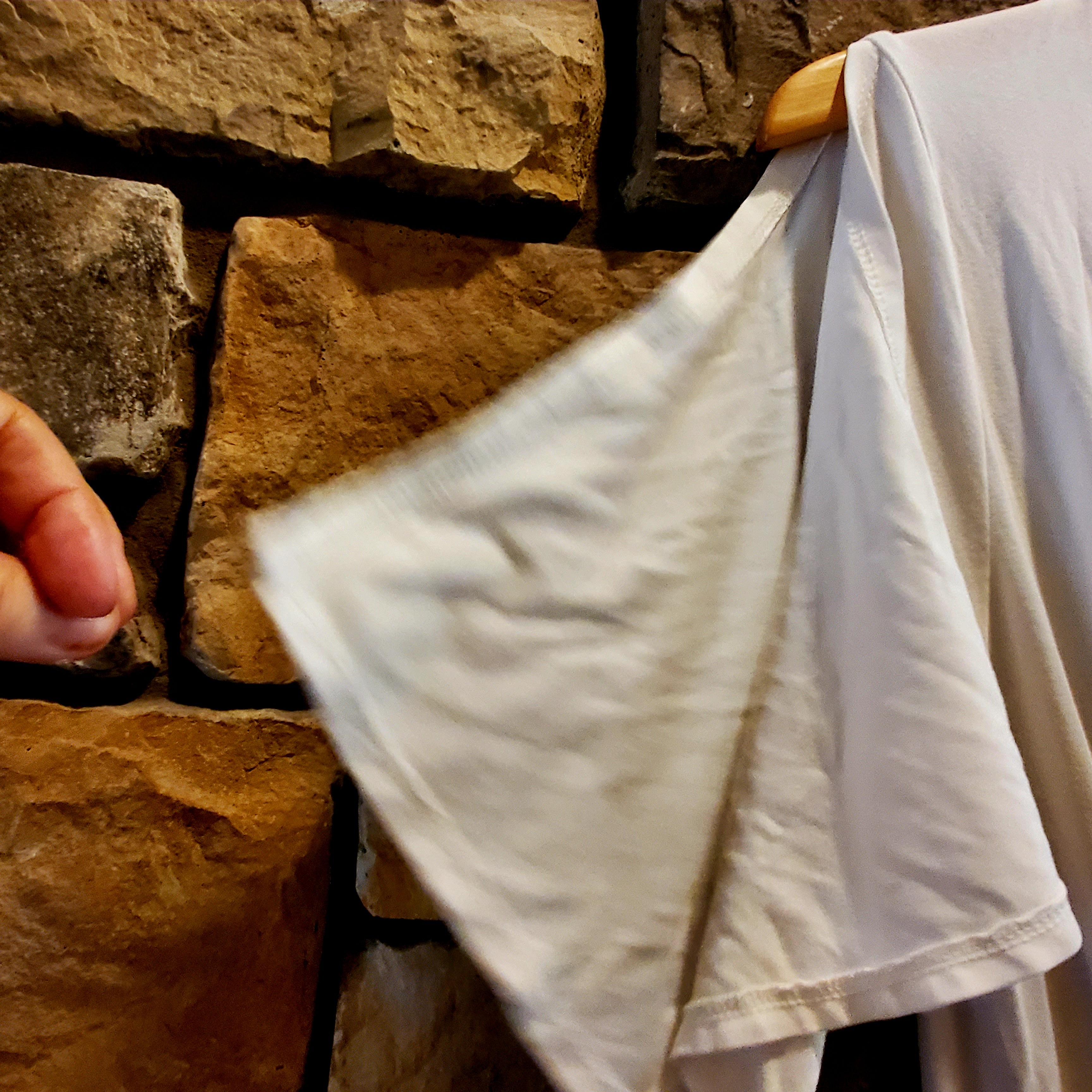 Tart Open Shoulder V-Neck Draped Maxi Dress - /White - M