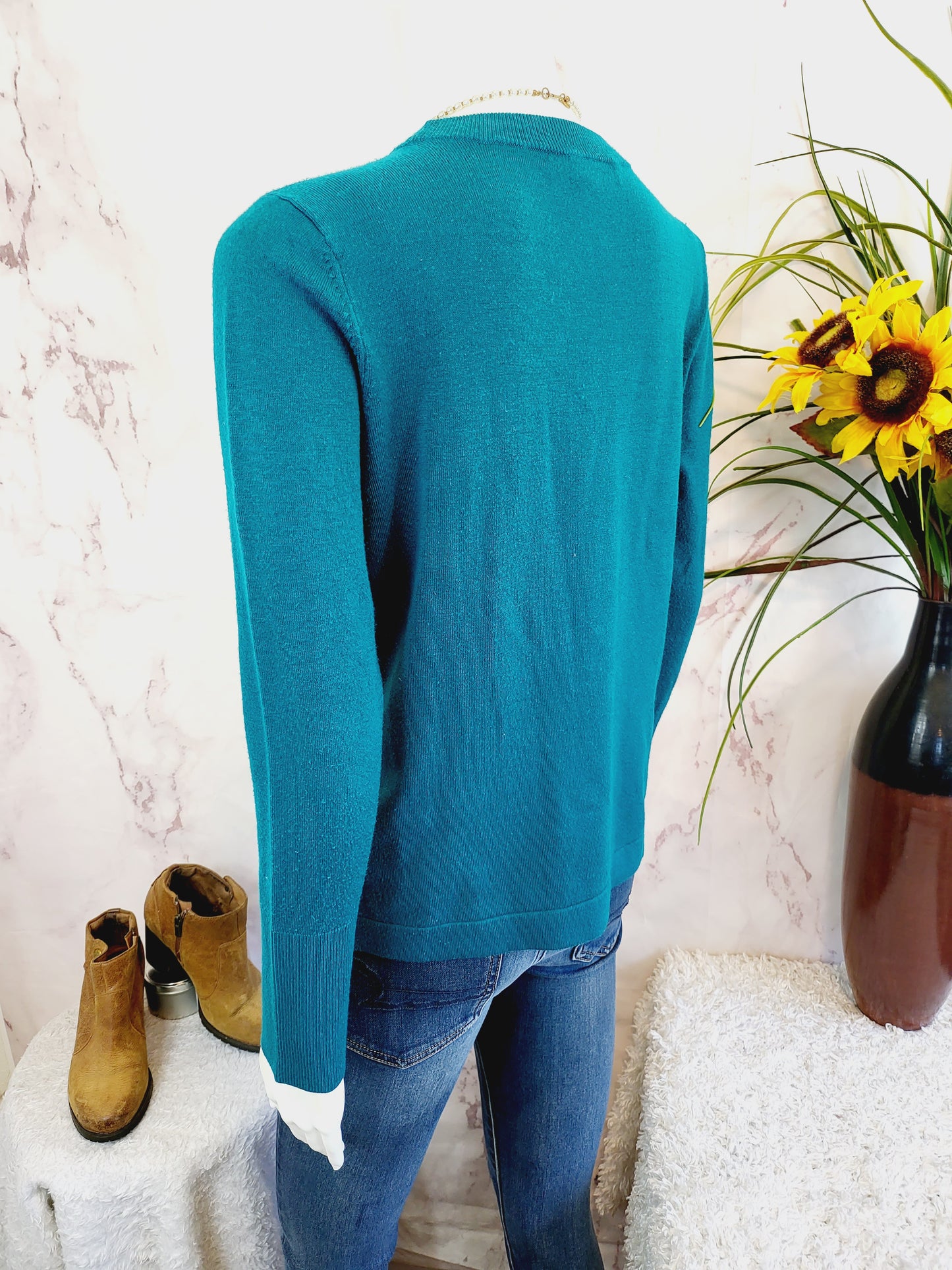 Lilly Pulitzer Crew Neckline Morgen Pullover - /Blue - M