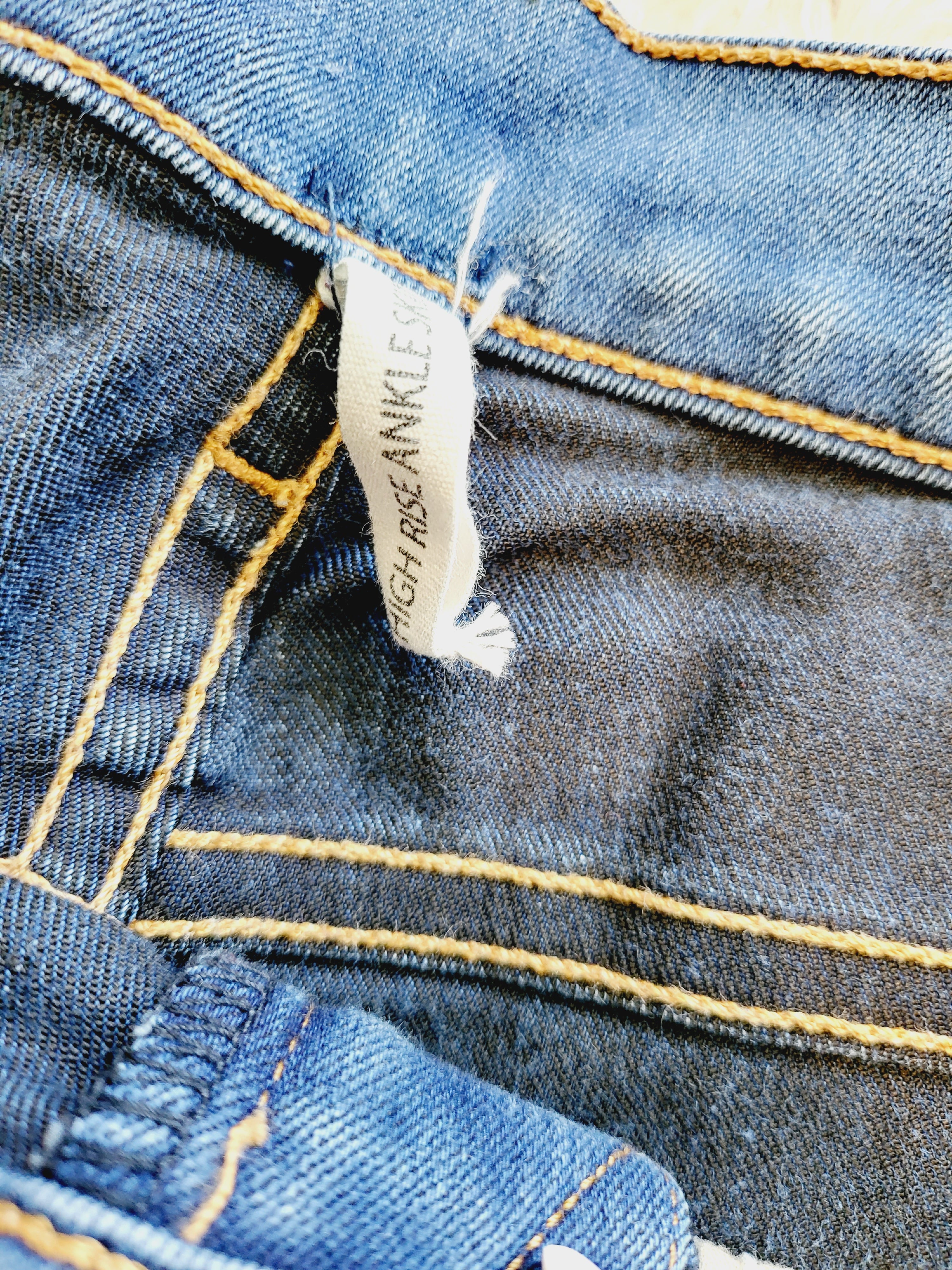 Rag & Bone High-Rise Skinny Ankle Jeans - /Blue - 30