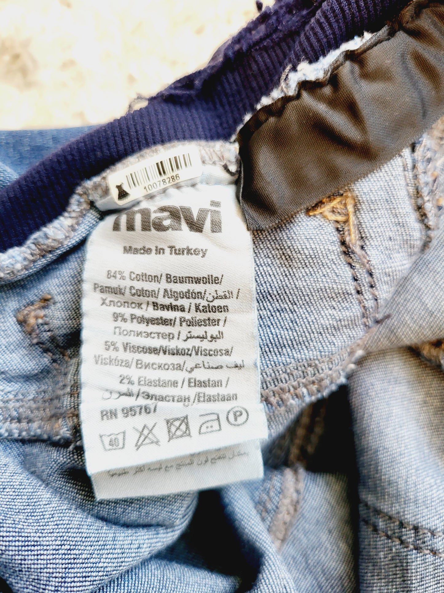 Mavi Vanessa Raw Hem Maternity Jeans - /Blue - 27M
