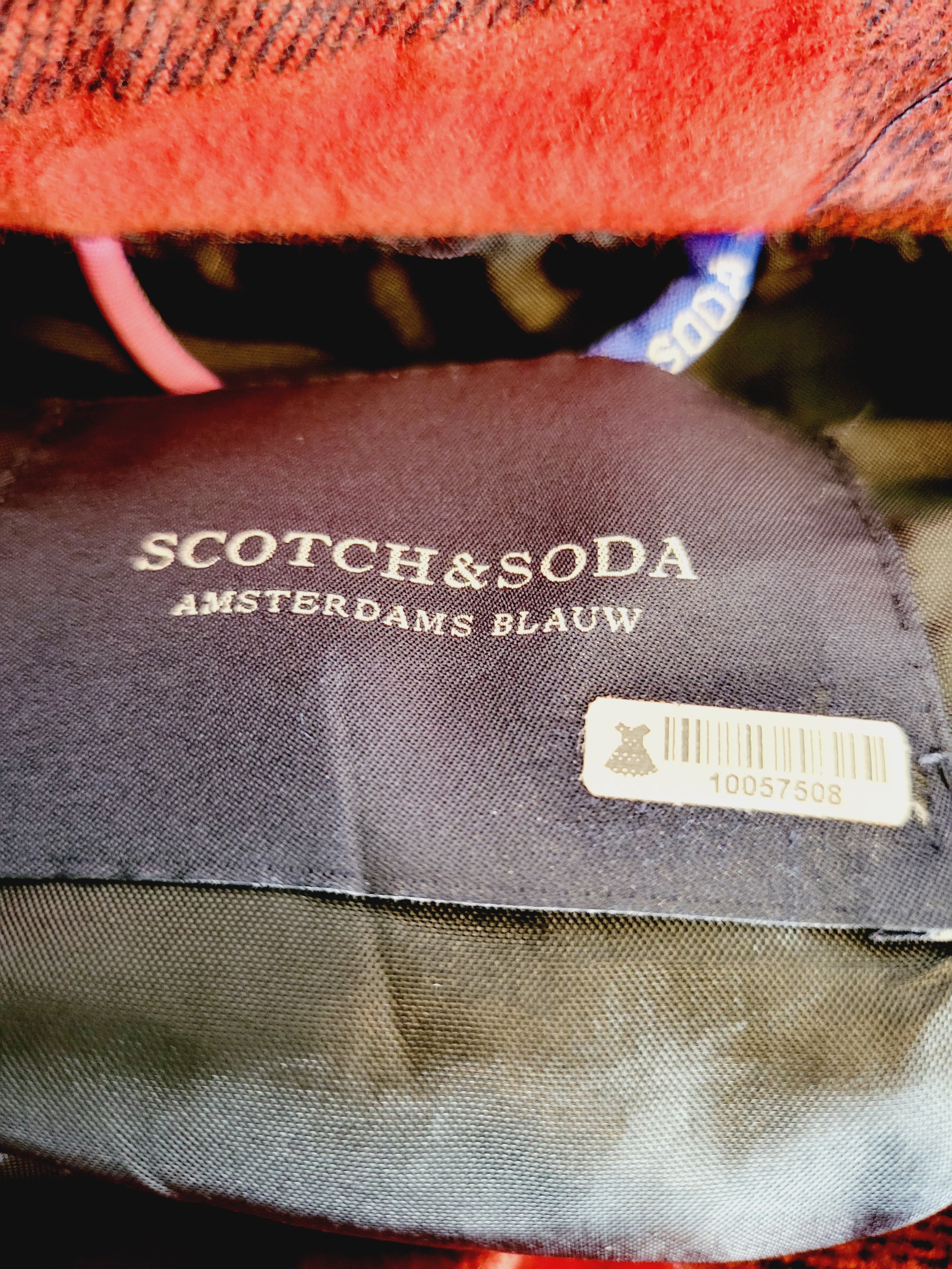 Scotch & Soda Oversized Brushed Cotton Button-Down Shirt - Plaid - Red Multi/0221