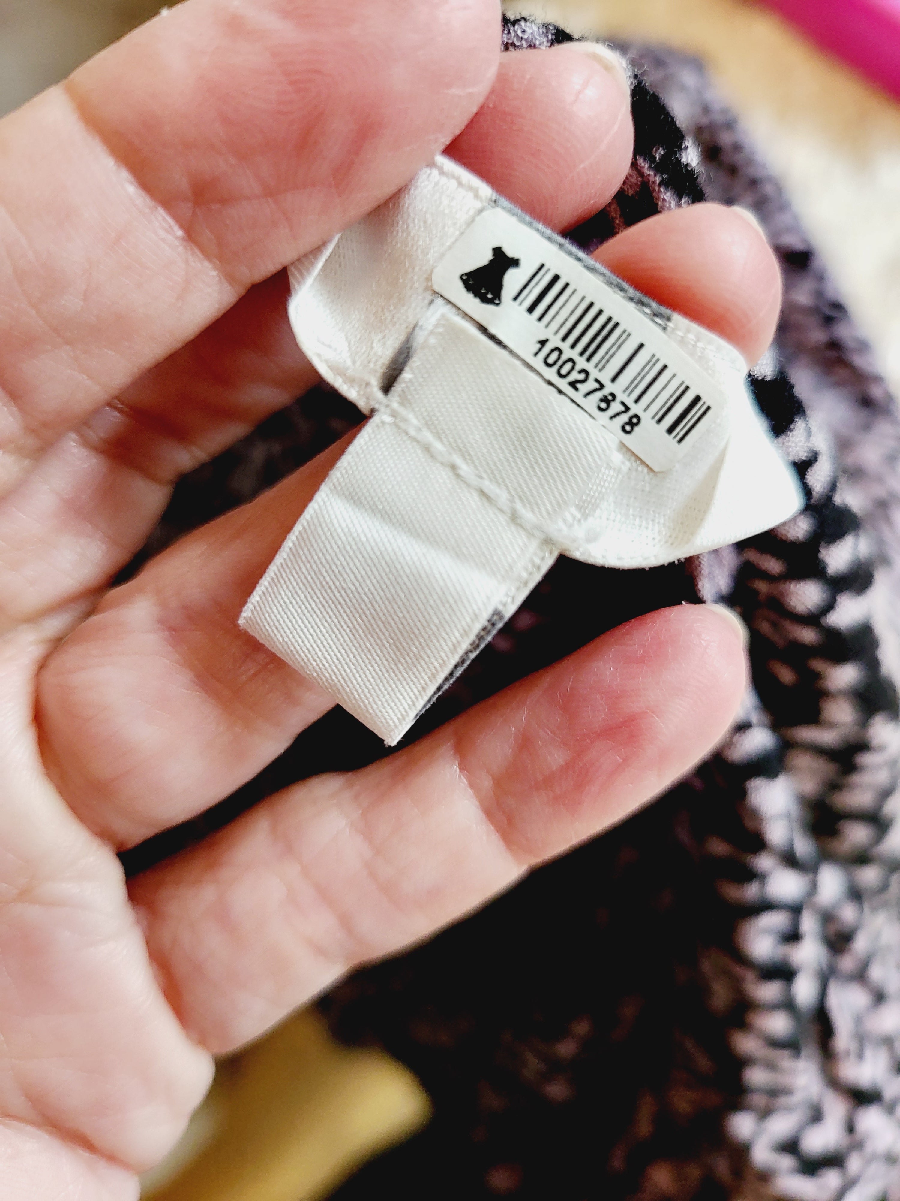 Ripe Maternity Maternity 3/4 Sleeve Wrap Blouse - Abstract - Black Multi/Black/Gray