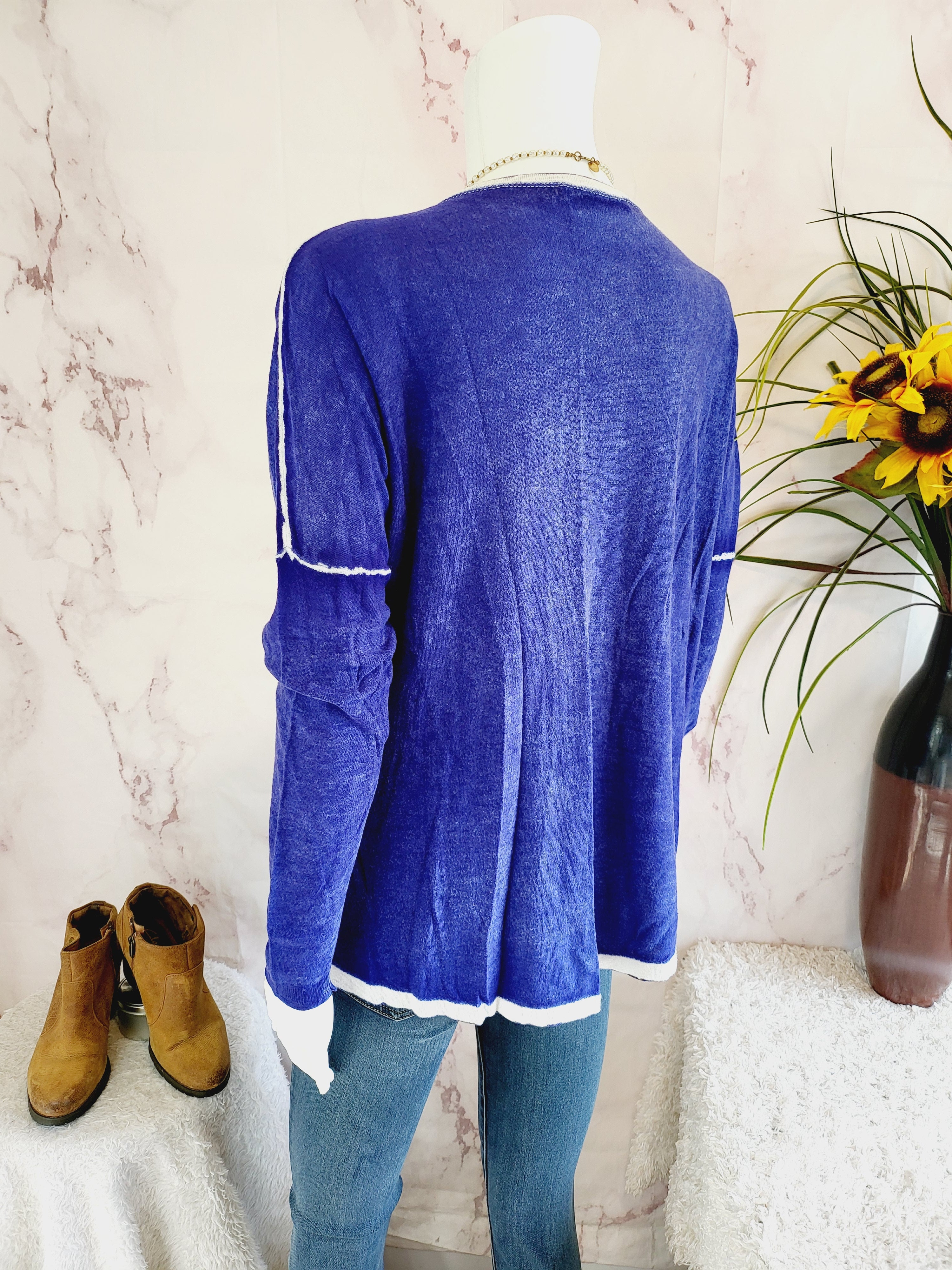 Kokun Overdyed Boxy Cashmere Crew Neck