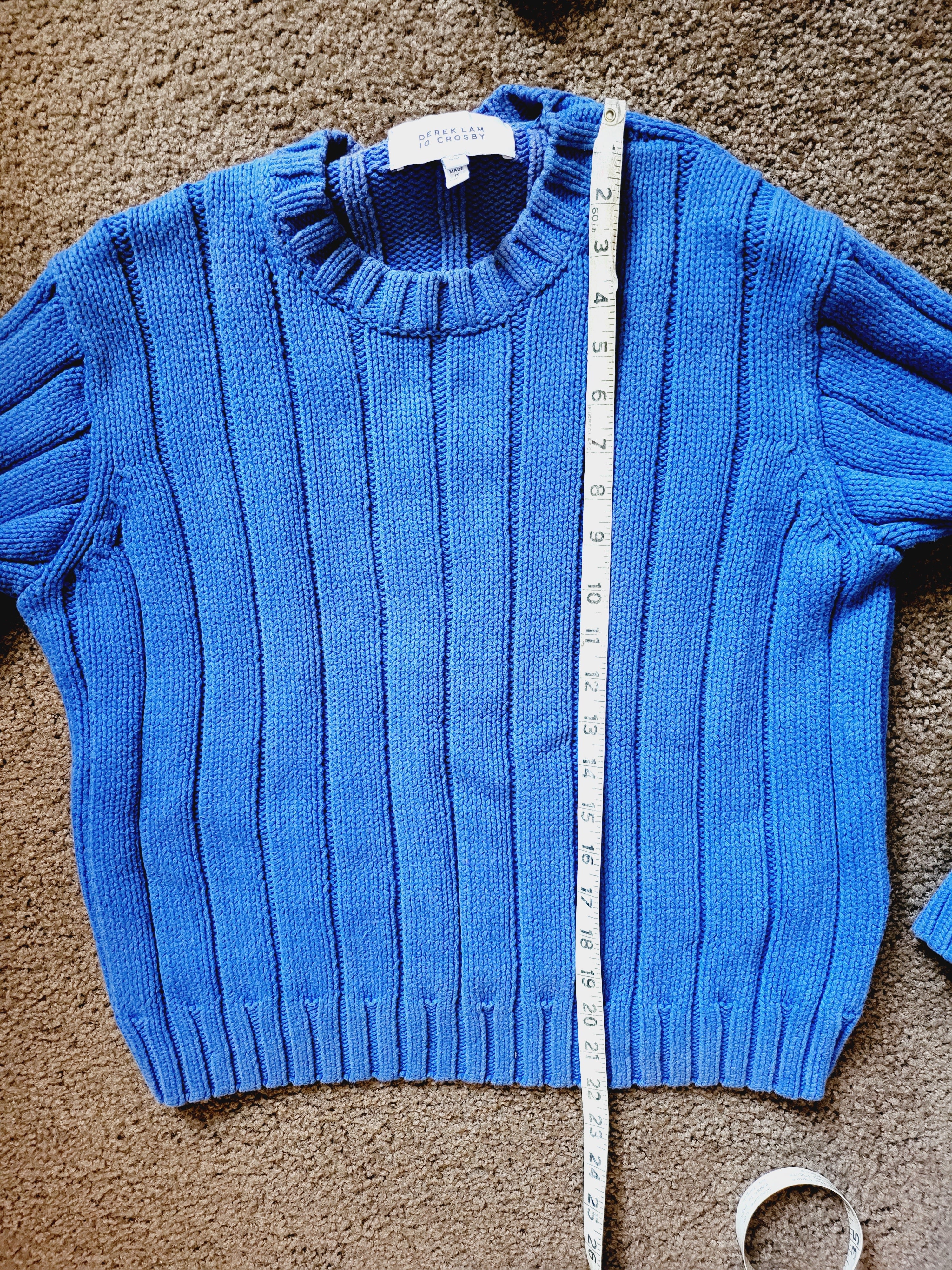 Derek Lam 10 Crosby Ribbed Long Sleeve Sweater