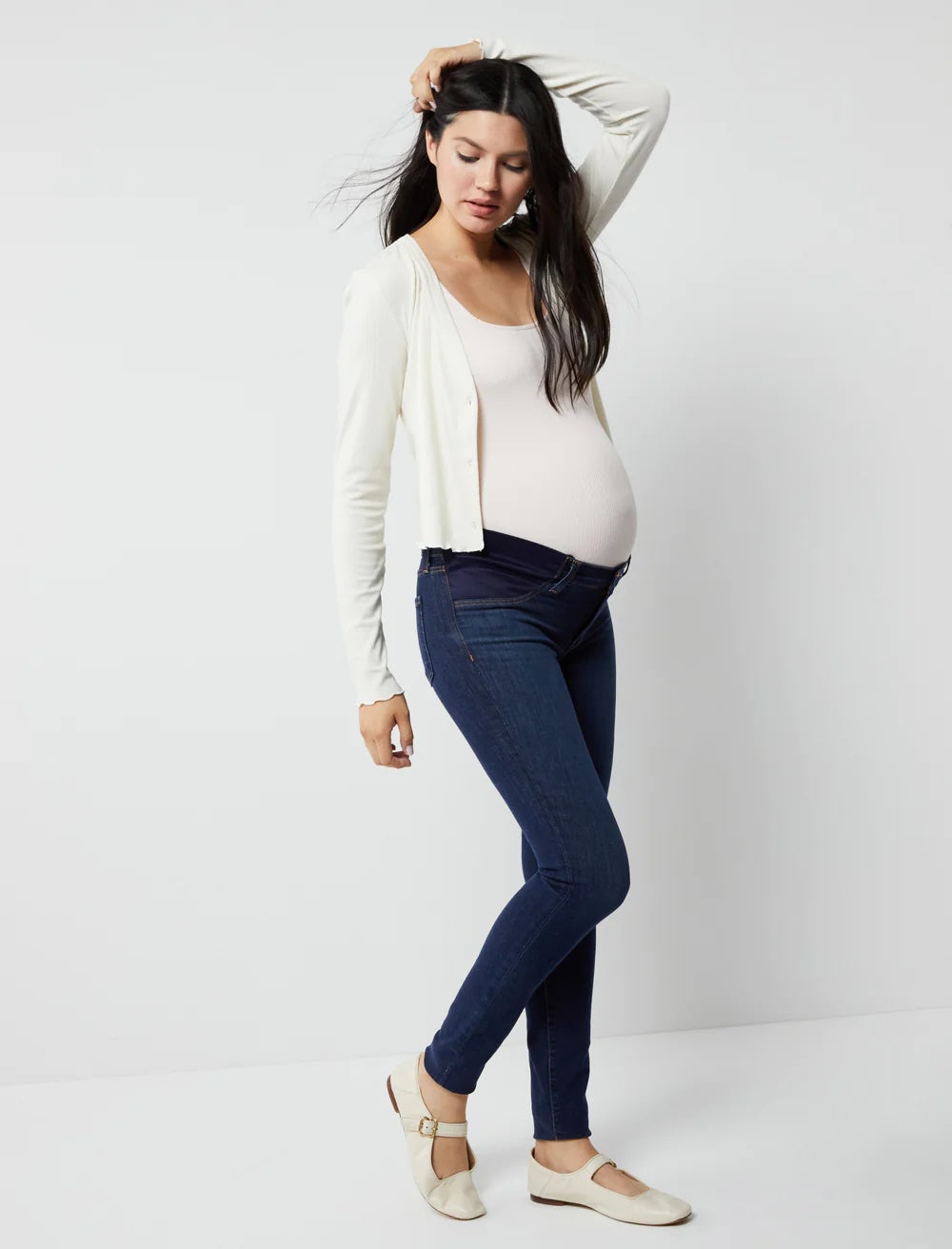 J Brand Mama J Super Skinny Maternity Jeans - /Navy - 29M