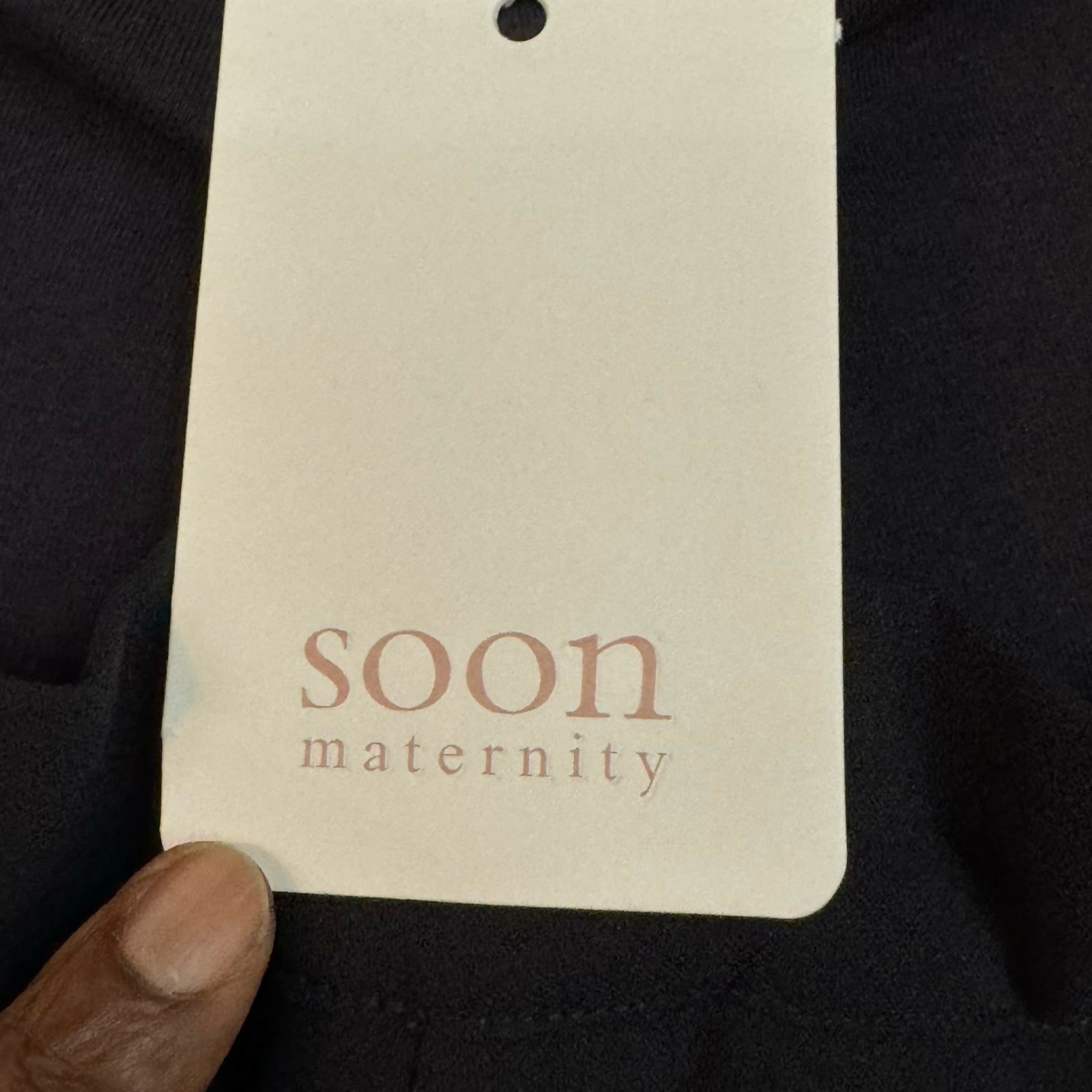 Soon Maternity Classic Straight Leg Maternity Pants - Navy - 6M NWT
