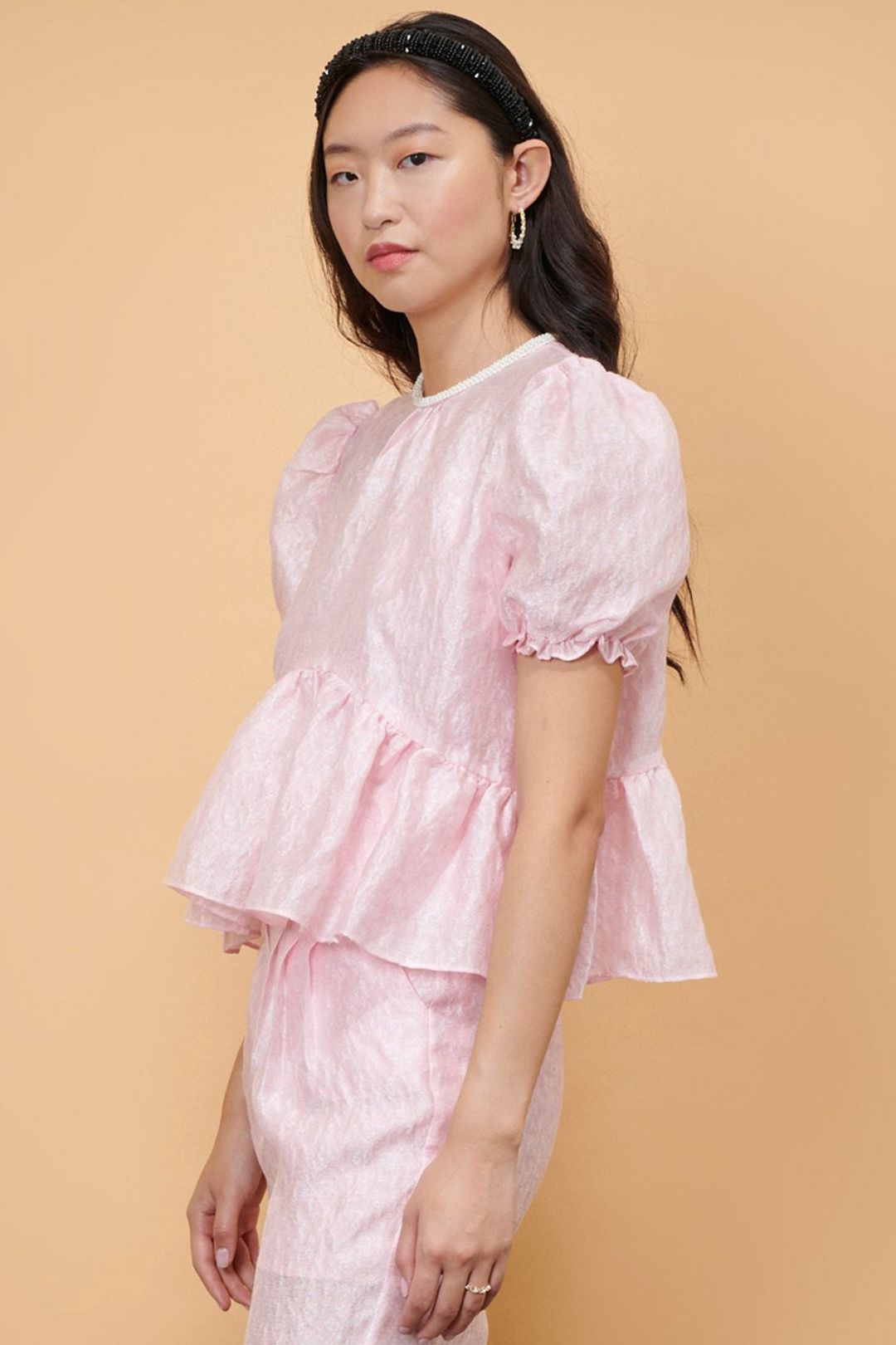 Eden Moss Peplum Top