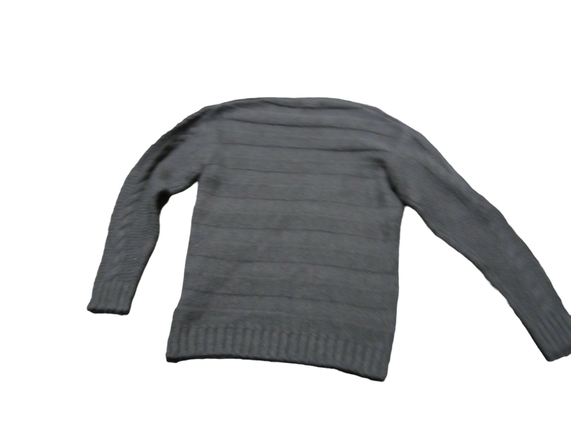 Michael Stars Louisa Cable Knit Pointelle Pullover Sweater - Black - XS