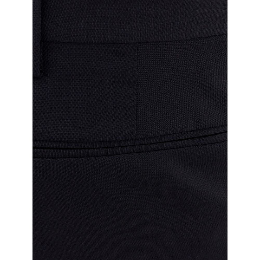 Valentino Black Wool Jeans & Pant/IT52 | XL/Black
