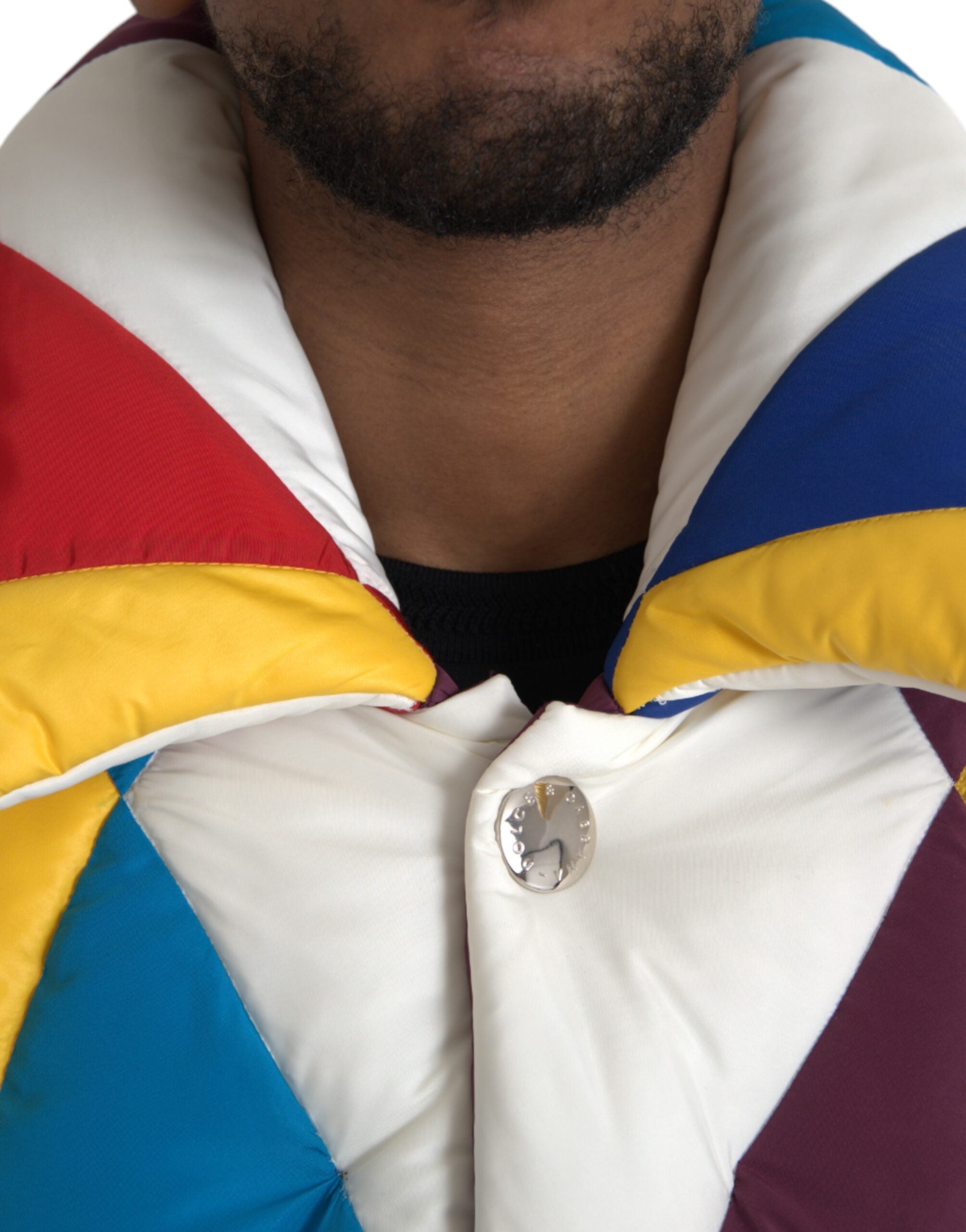 Dolce & Gabbana Multicolor Windbreaker Puffer Jacket Men/IT52 | XL/Multicolor