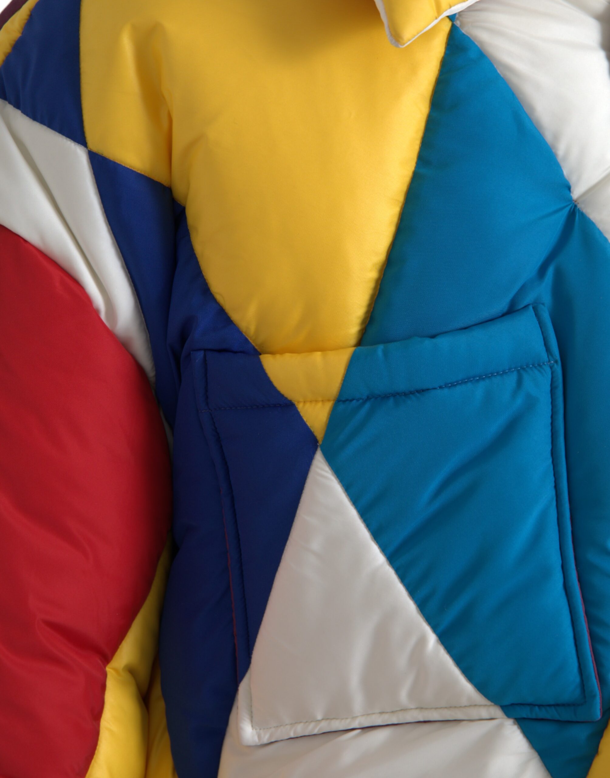 Dolce & Gabbana Multicolor Windbreaker Puffer Jacket Men/IT52 | XL/Multicolor