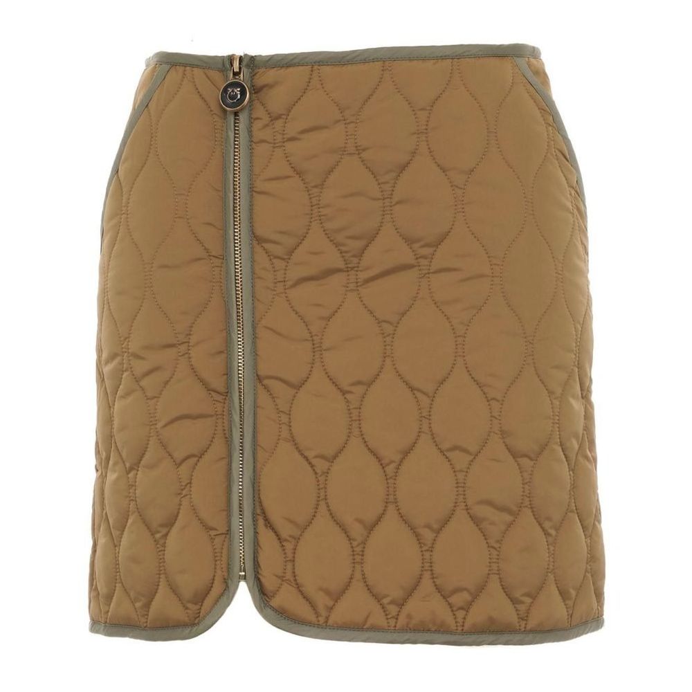 PINKO Brown Nylon Skirt/IT44|L/Brown