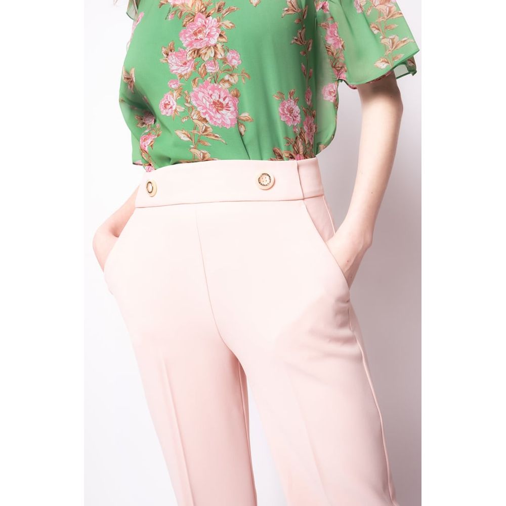 PINKO Pink Polyester Jeans & Pant/IT42|M/Pink
