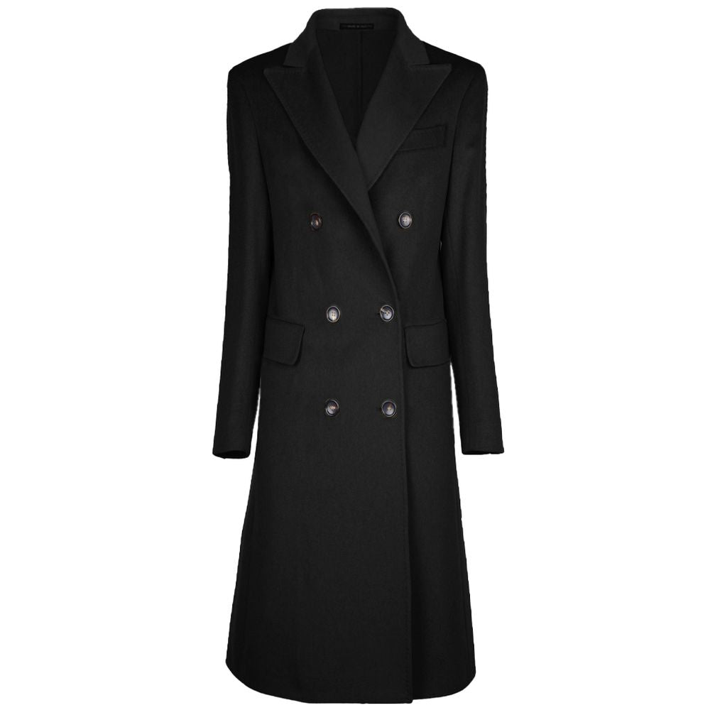 Loro Piana Made in Italy Black Wool Vergine Jackets & Coat/IT46 | L/Black