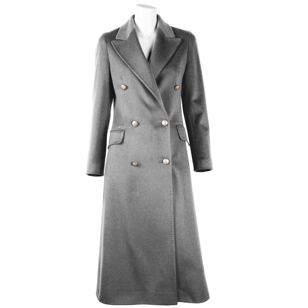 Loro Piana Made in Italy Gray Wool Vergine Jackets & Coat/IT42|M/Gray