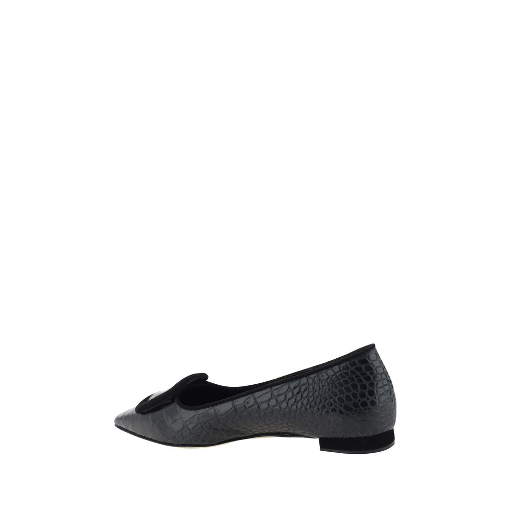 Manolo Blahnik Maysale Ballerinas/EU39/US9/Red