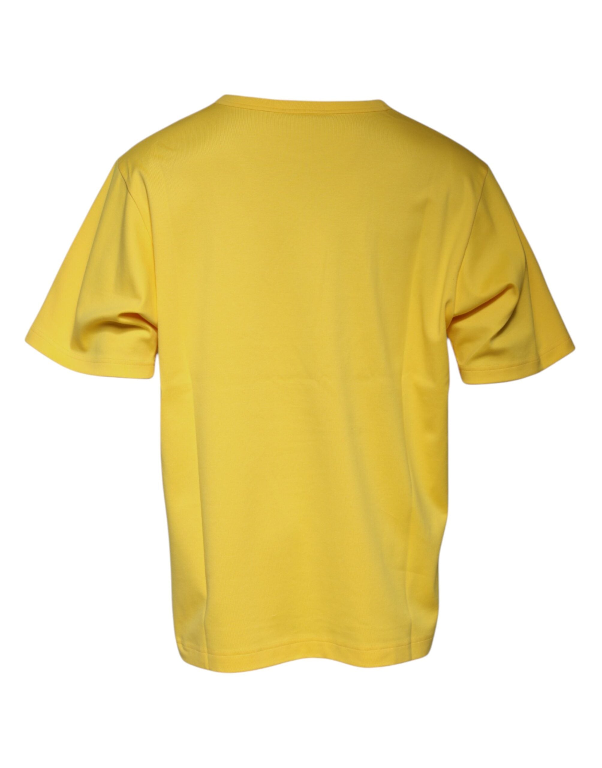 Dolce & Gabbana Yellow Crew Neck Short Sleeves T-shirt/IT56 | XXL/Yellow