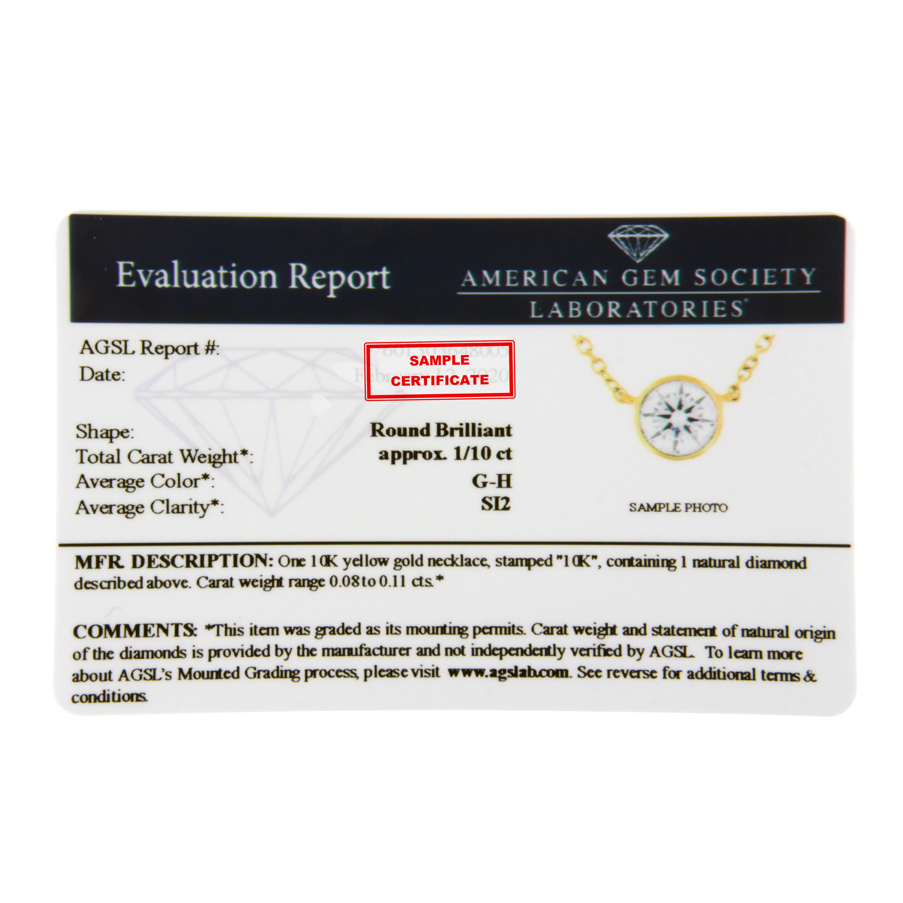 Haus of Brilliance 10K Yellow Gold 1/10 Carat Round Brilliant-Cut Diamond Modern Bezel-Set Solitaire 16"-18" Pendant Necklace (H-I Color, SI2-I1 Clarity)