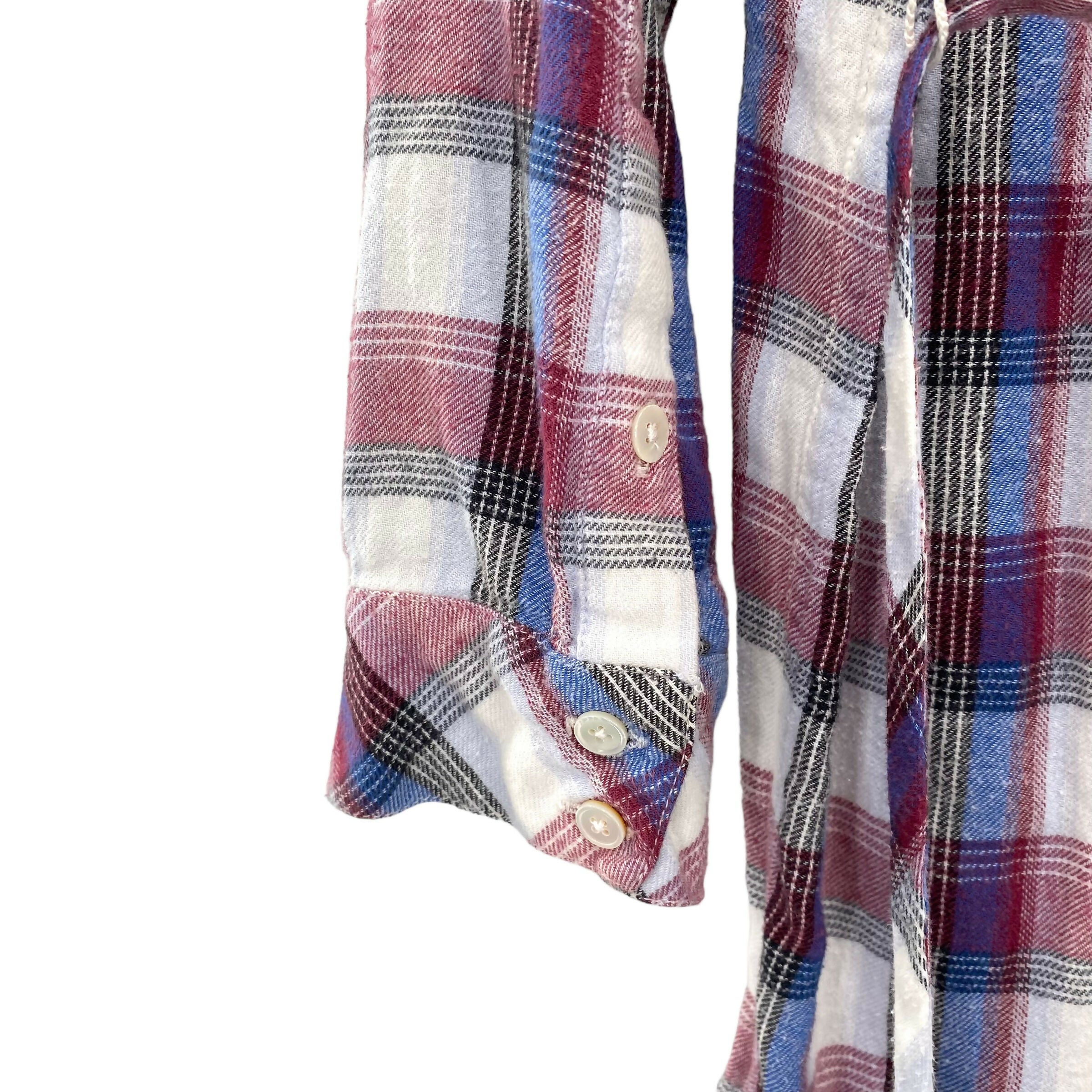 Soft Joie Plaid Carmina Shirtdress - Plaid - Multi/Red Multi - XS
