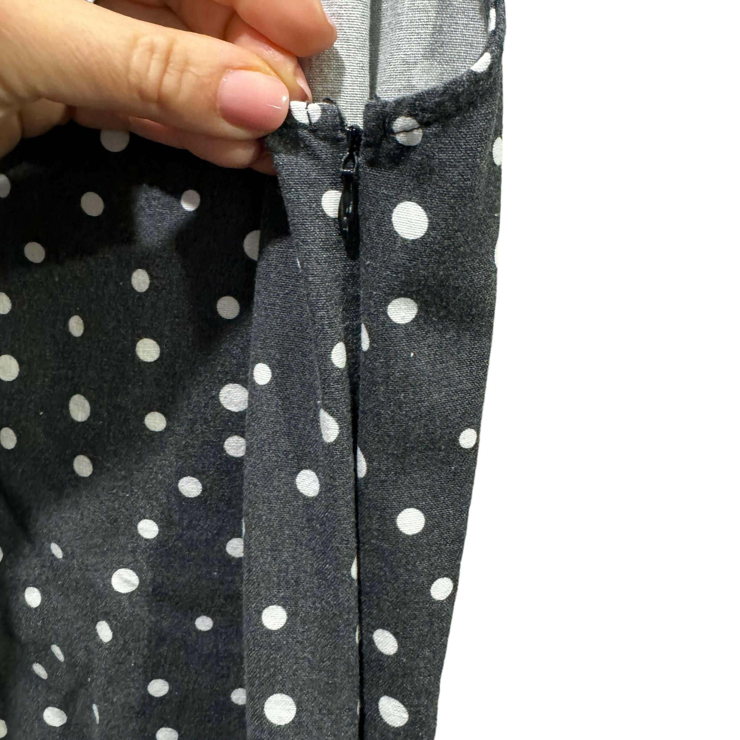 Soon Maternity Sleeveless Lily Nursing Jumpsuit - Polka Dot - Black Multi/Black Dot - MM