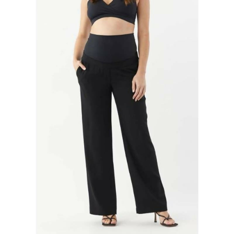 Soon Maternity Classic Straight Leg Maternity Pants - Navy - 6M NWT