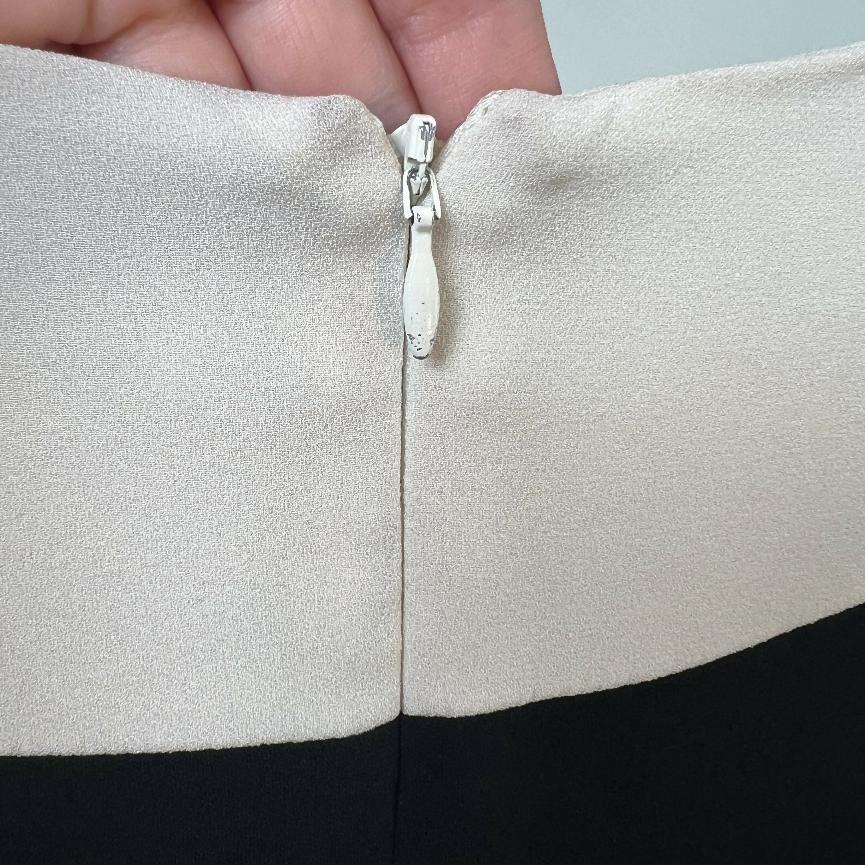 Of Mercer Long Sleeve Crew Neck Contrast Dress - /Black Multi - 10