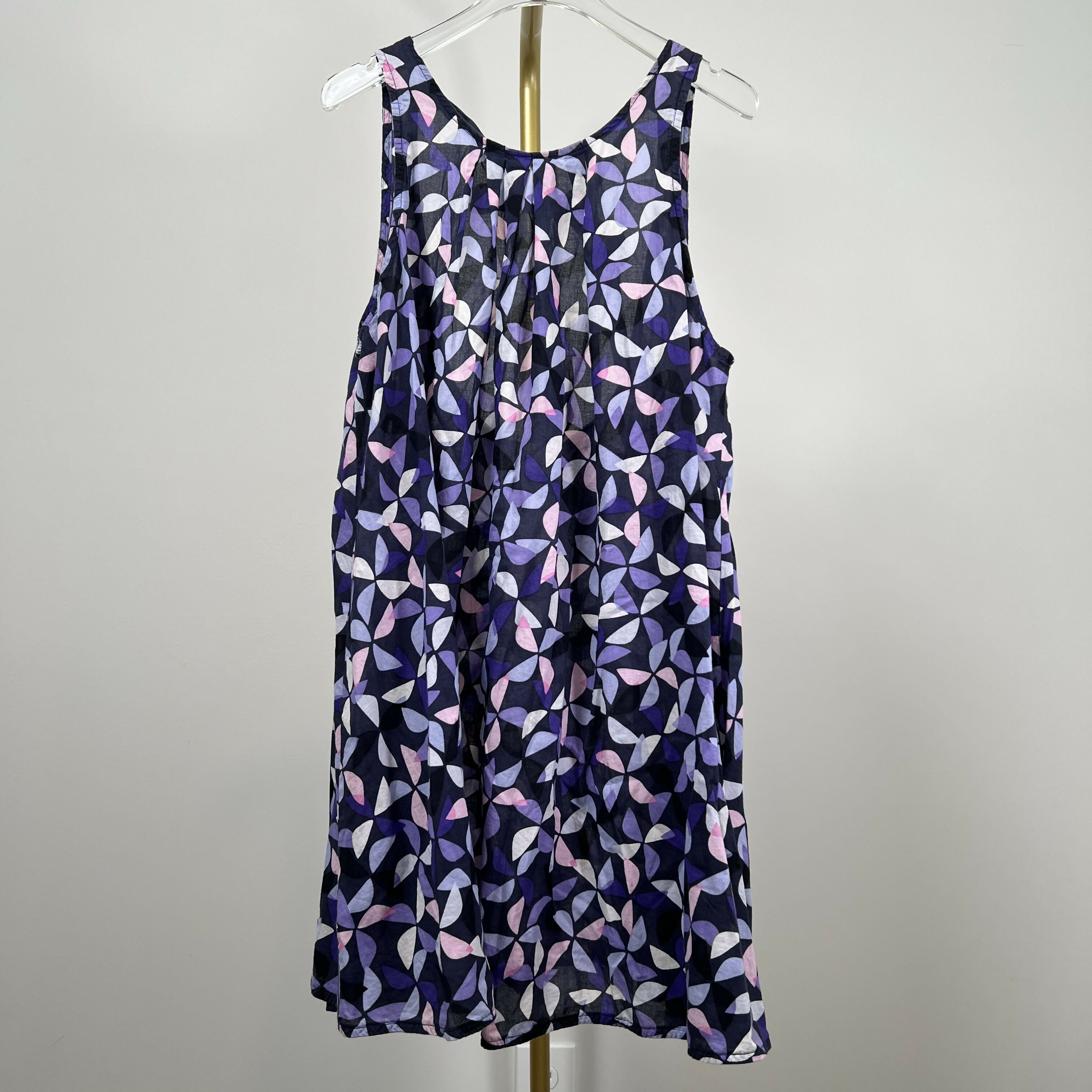 Kate Spade New York Spinner Tie Back Shift Dress Geometric Navy Multi/Rich Navy/M