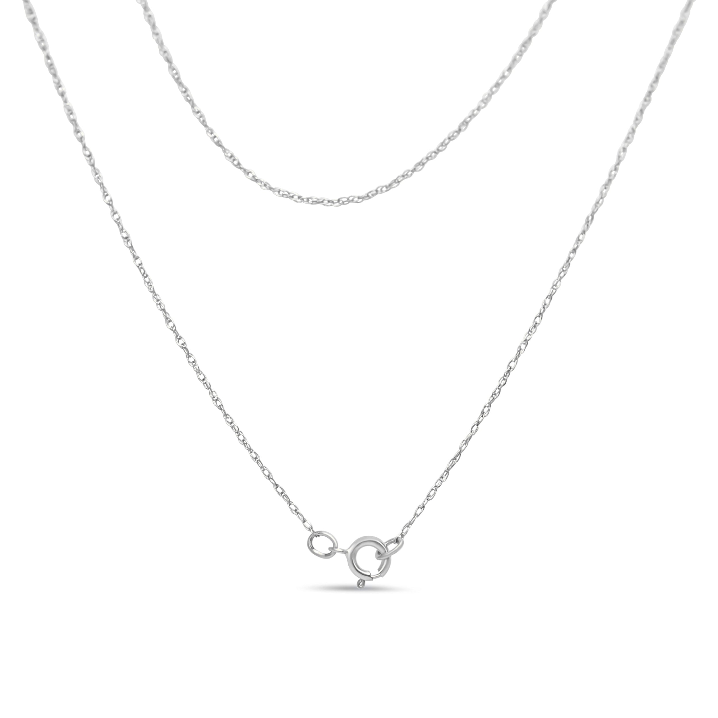 Haus of Brilliance .925 Sterling Silver 1/5 Cttw Round Diamond Love 18" Pendant Necklace (I-J Color, I2-I3 Clarity)