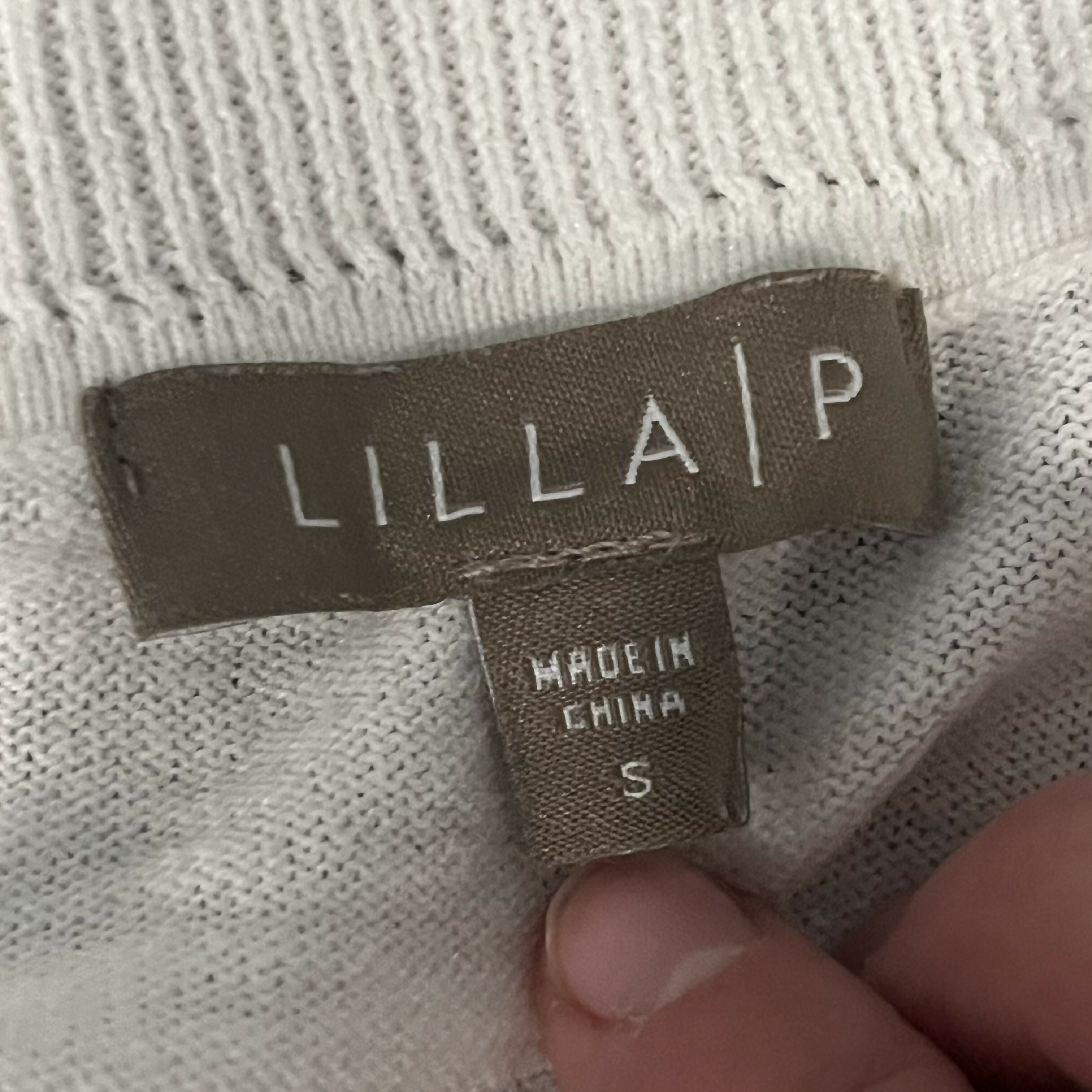 Lilla P Easy Striped Crewneck Sweater - Stripes - Multi/Orchid Multi - S