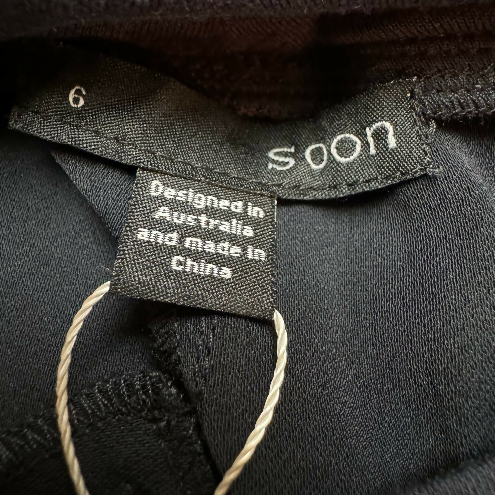 Soon Maternity Classic Straight Leg Maternity Pants - Navy - 6M NWT