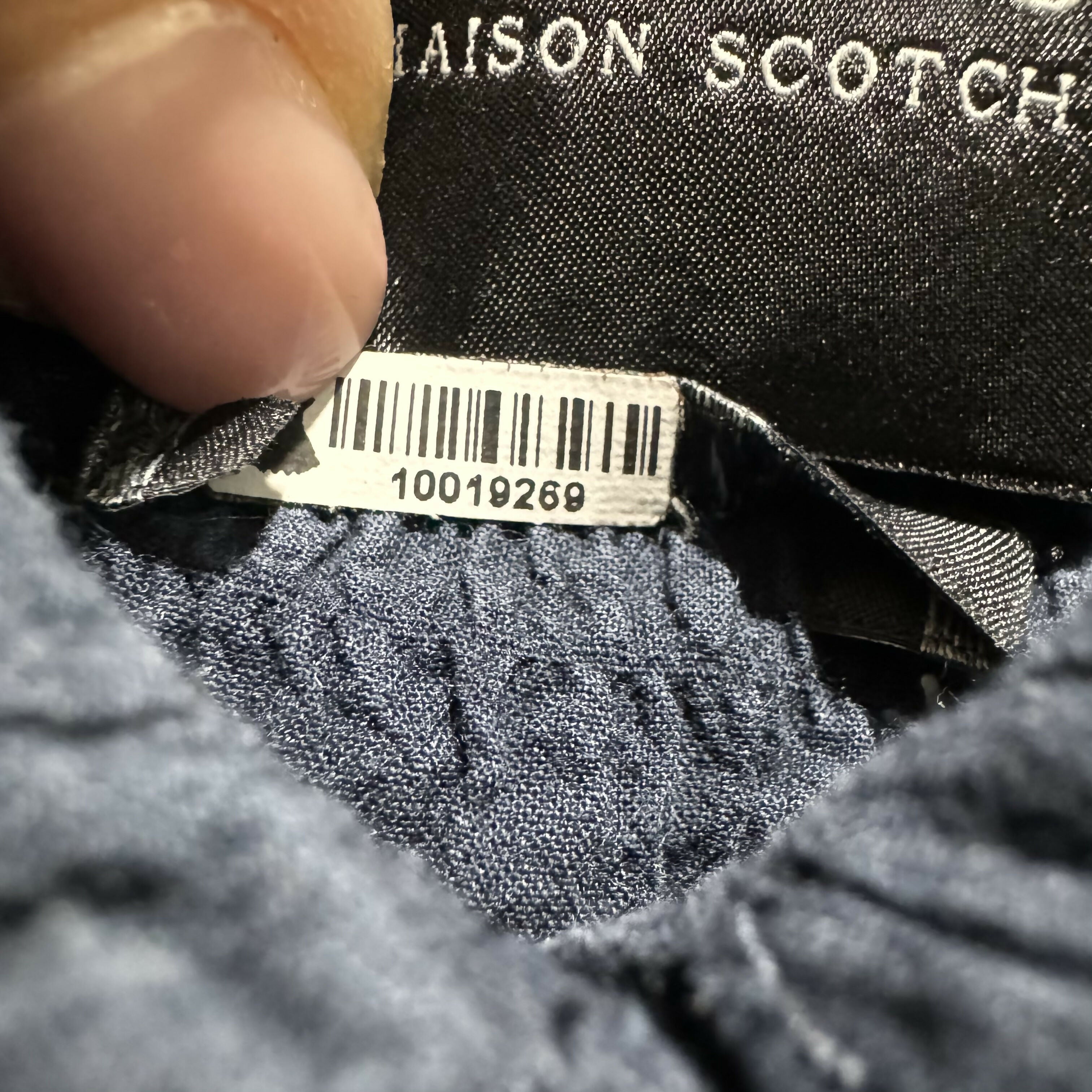 Scotch & Soda Short Sleeve Smocked Button-Down Shirt - /Navy - S