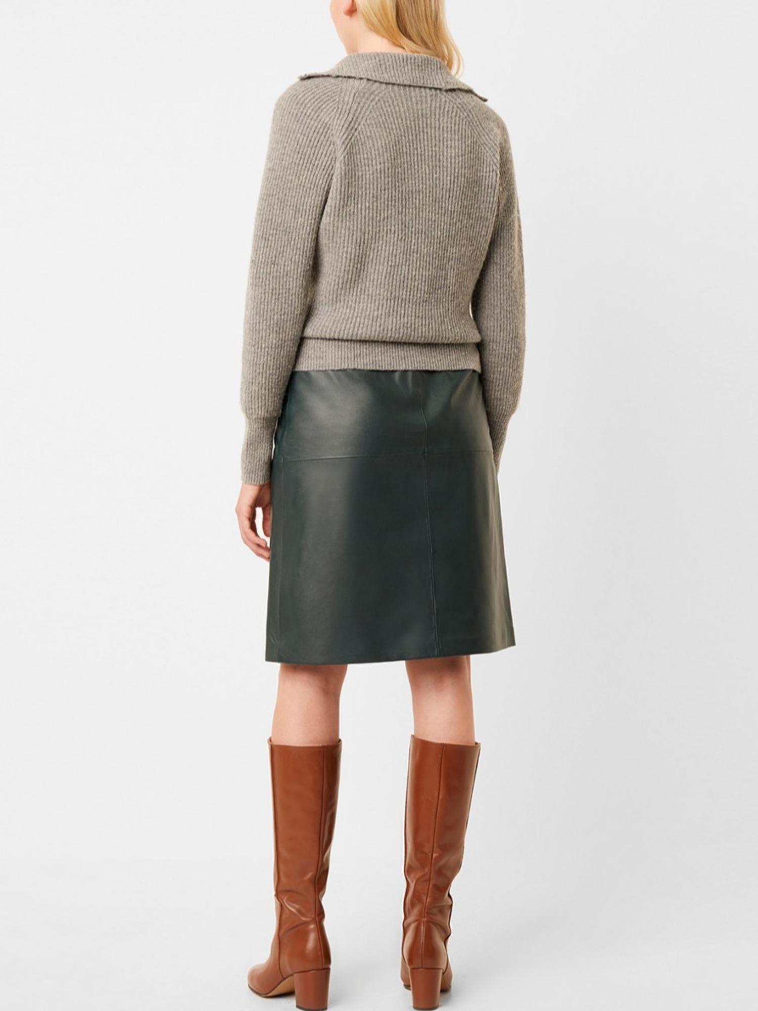 French Connection V-neck Shawl Collar Sweater