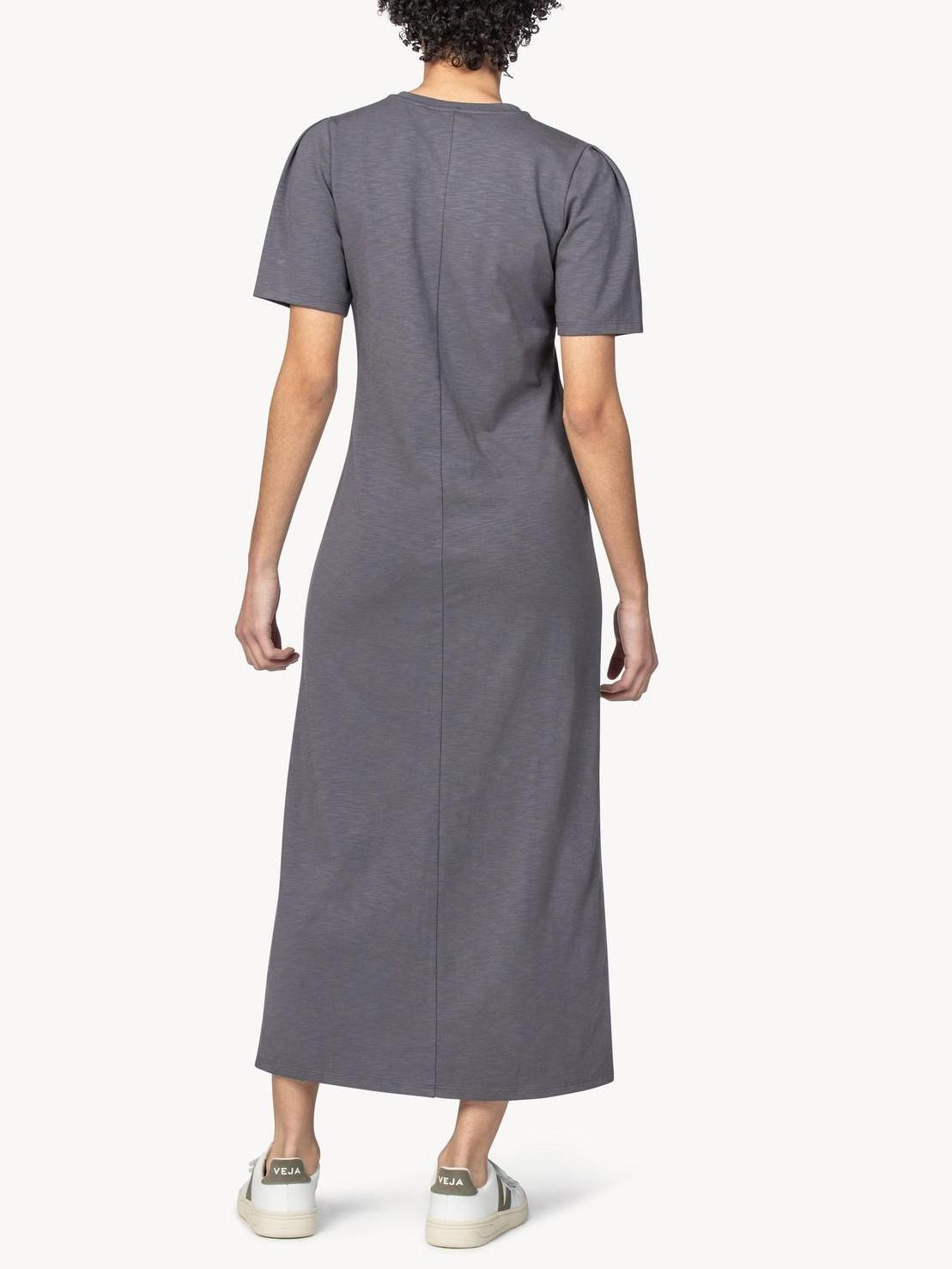 Lilla P Elbow Sleeve V-Neck Dress