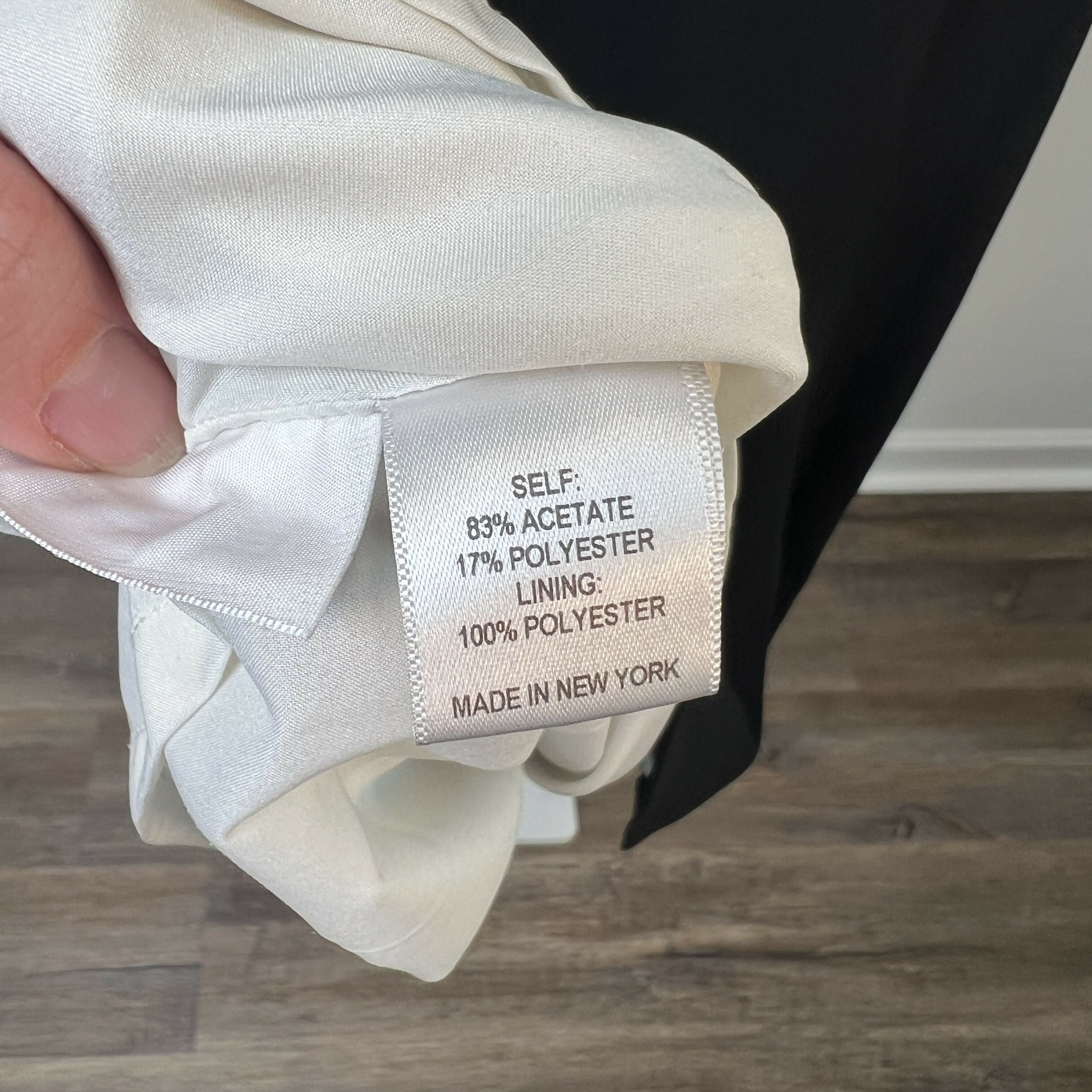 Of Mercer Long Sleeve Crew Neck Contrast Dress - /Black Multi - 10