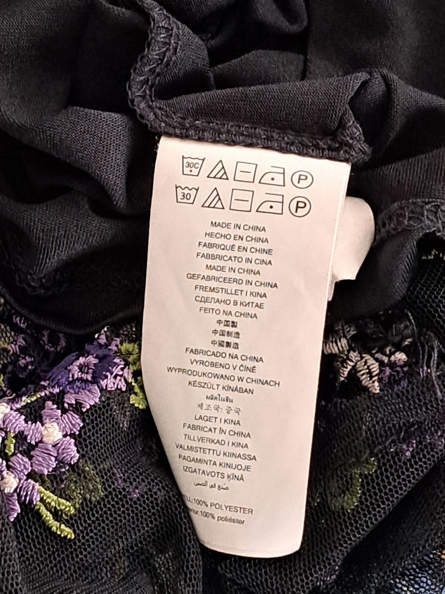 MICHAEL Michael Kors Forget Me Not Floral Blouse-Floral-Black-Multi Orchid Haze XS