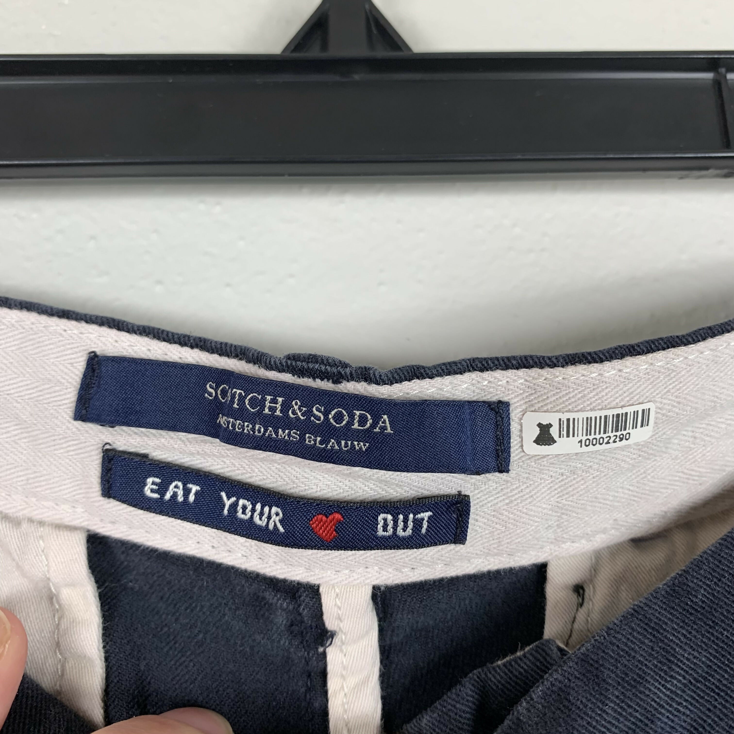 Scotch & Soda Mid-Rise Chino Pants - Navy - 30