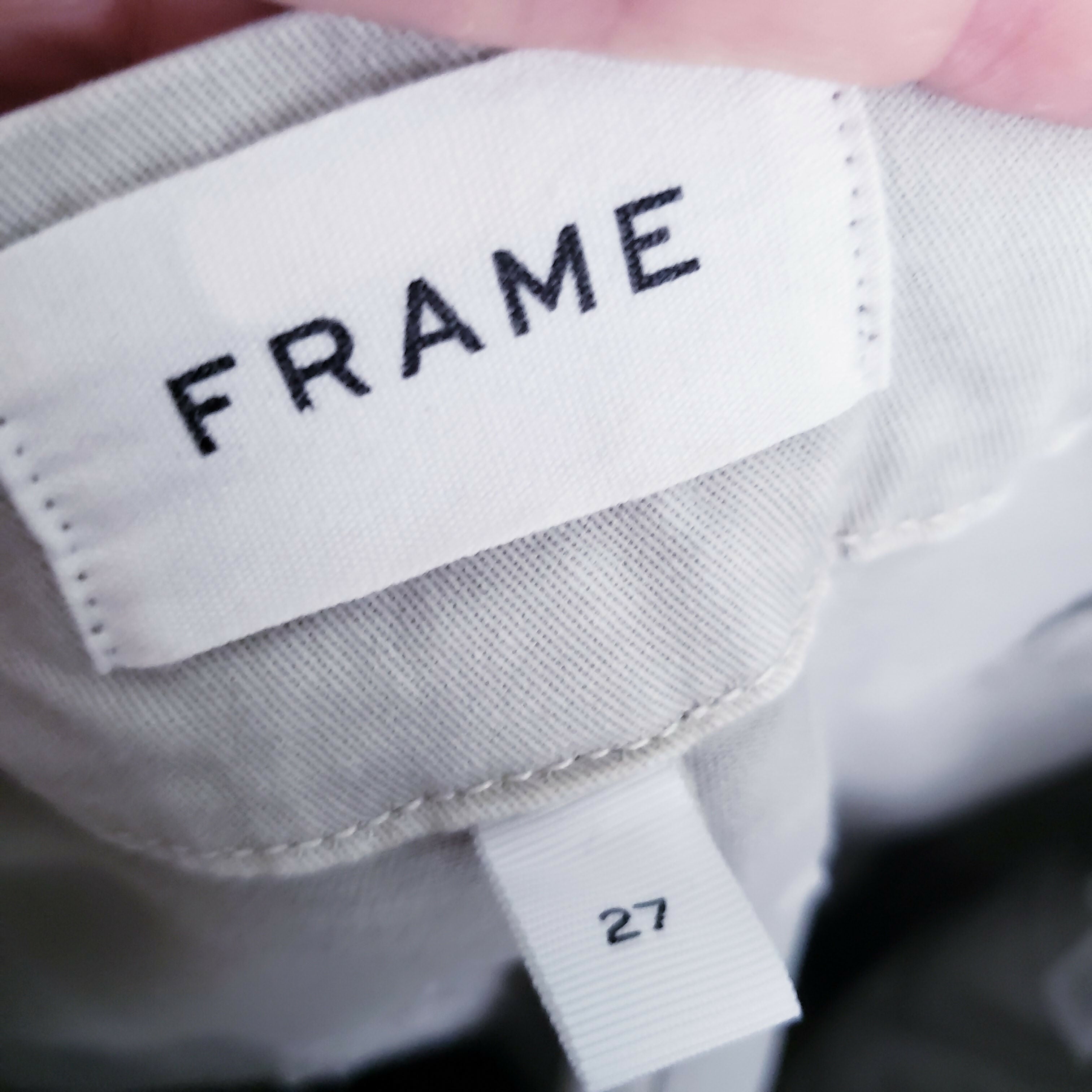 FRAME Denim Belted Pant - /Green - 27