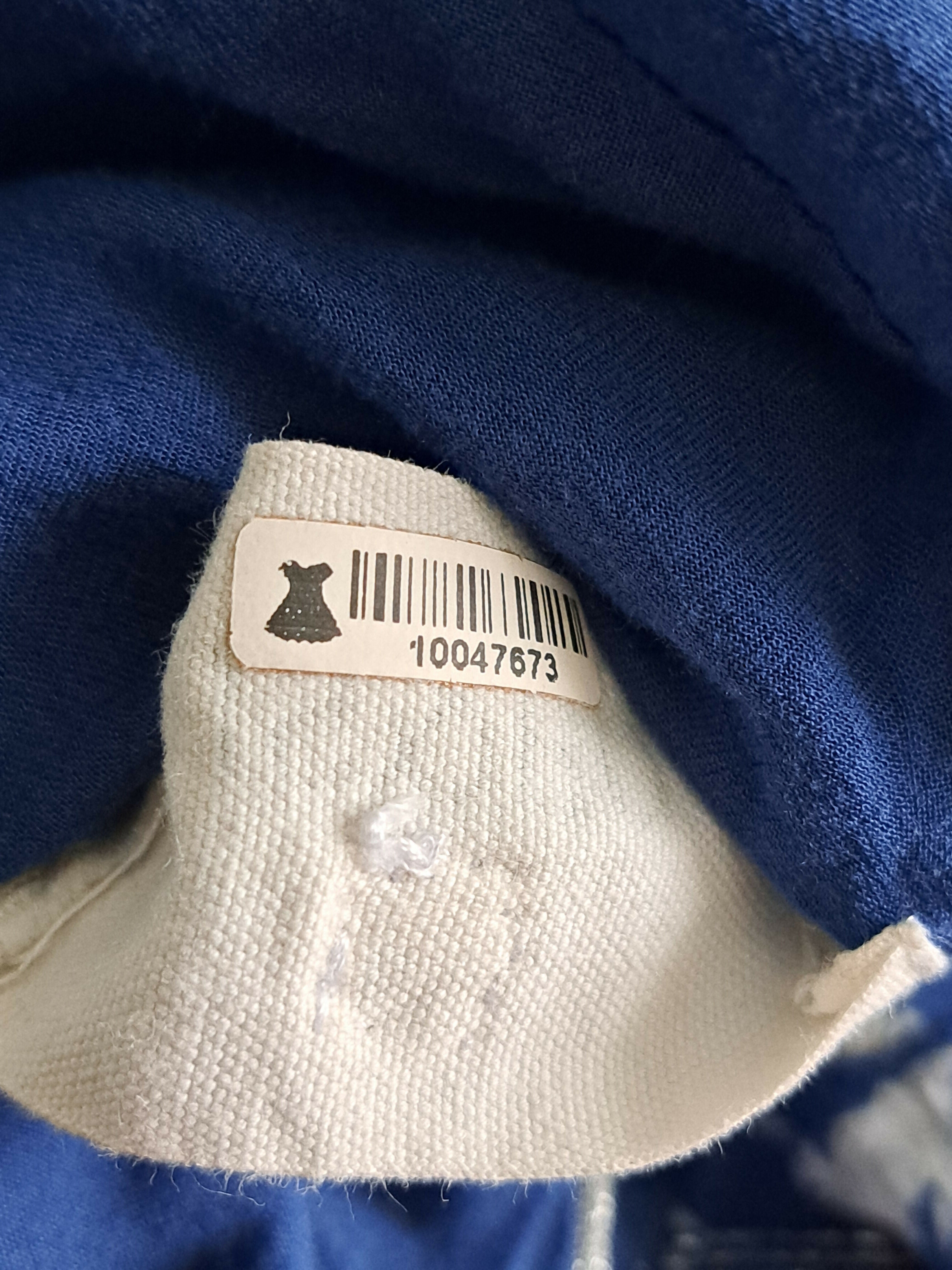 ba&sh 3/4 Sleeve V-Neck Printed Midi Wrap Dress - Floral - Blue Multi/BLEUET - M